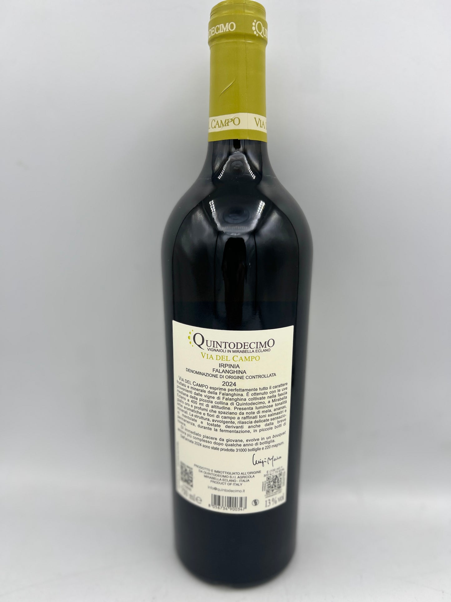 Quintodecimo Falanghina Via del Campo Irpinia DOC 2024