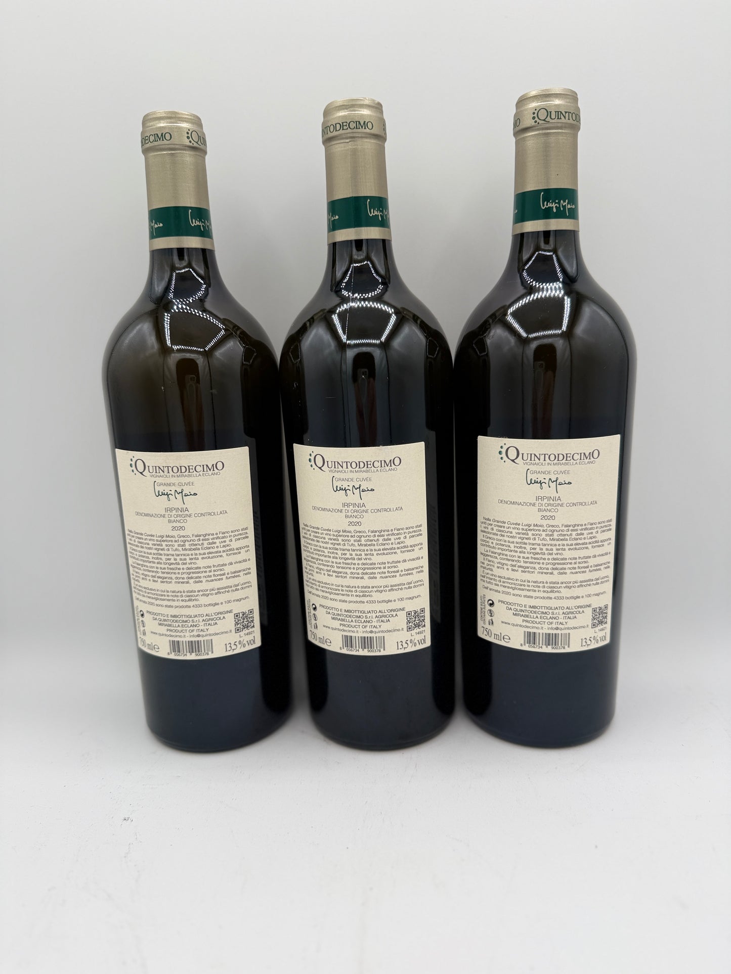 Quintodecimo Cuvèe Luigi Moio 2020 Irpinia DOC 2020