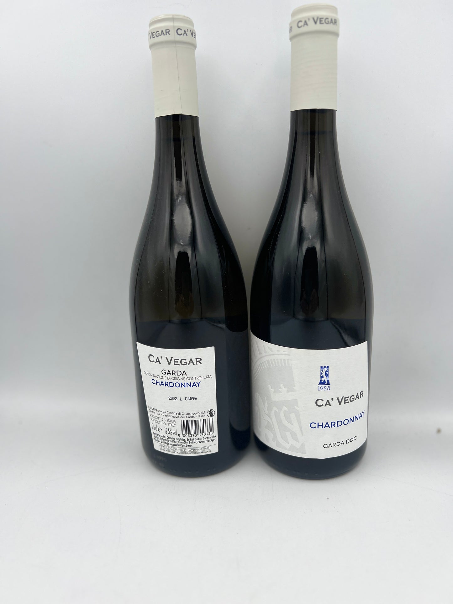 6 bottiglie - Garda DOC Chardonnay Ca' Vegar 2023 Cantina Castelnuovo del Garda