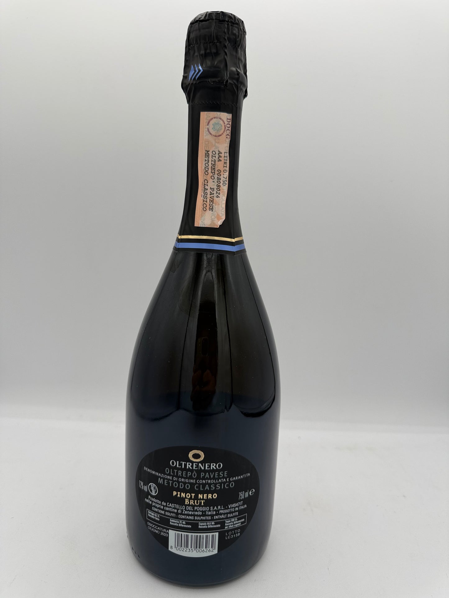 Oltrenero Metodo Classico Brut Oltrepò Pavese – Tenuta il Bosco
