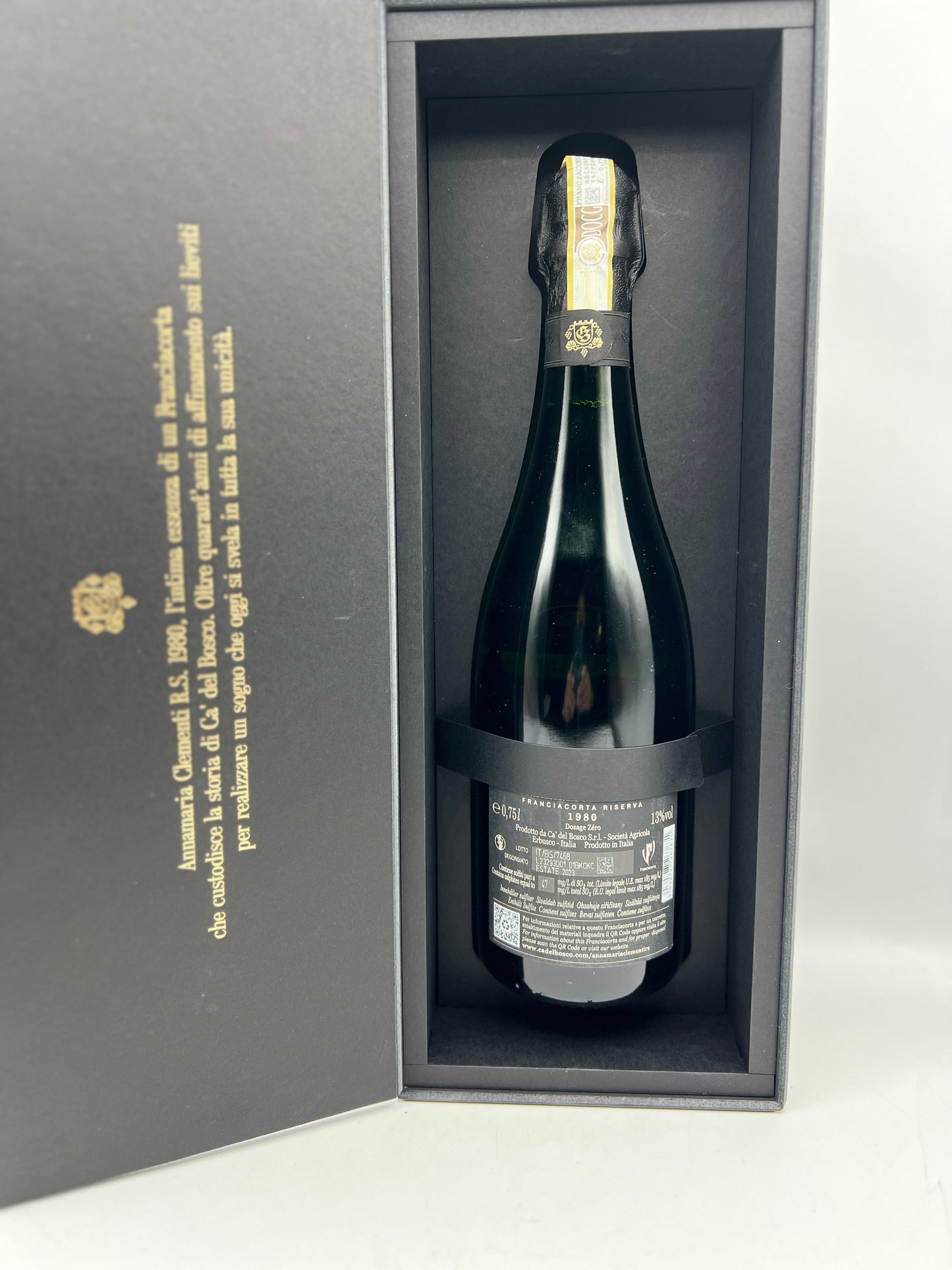 Ca Del Bosco Annamaria Clementi R.S. 1980 Bot. Astucciata Tiratura limitata Fatturabile