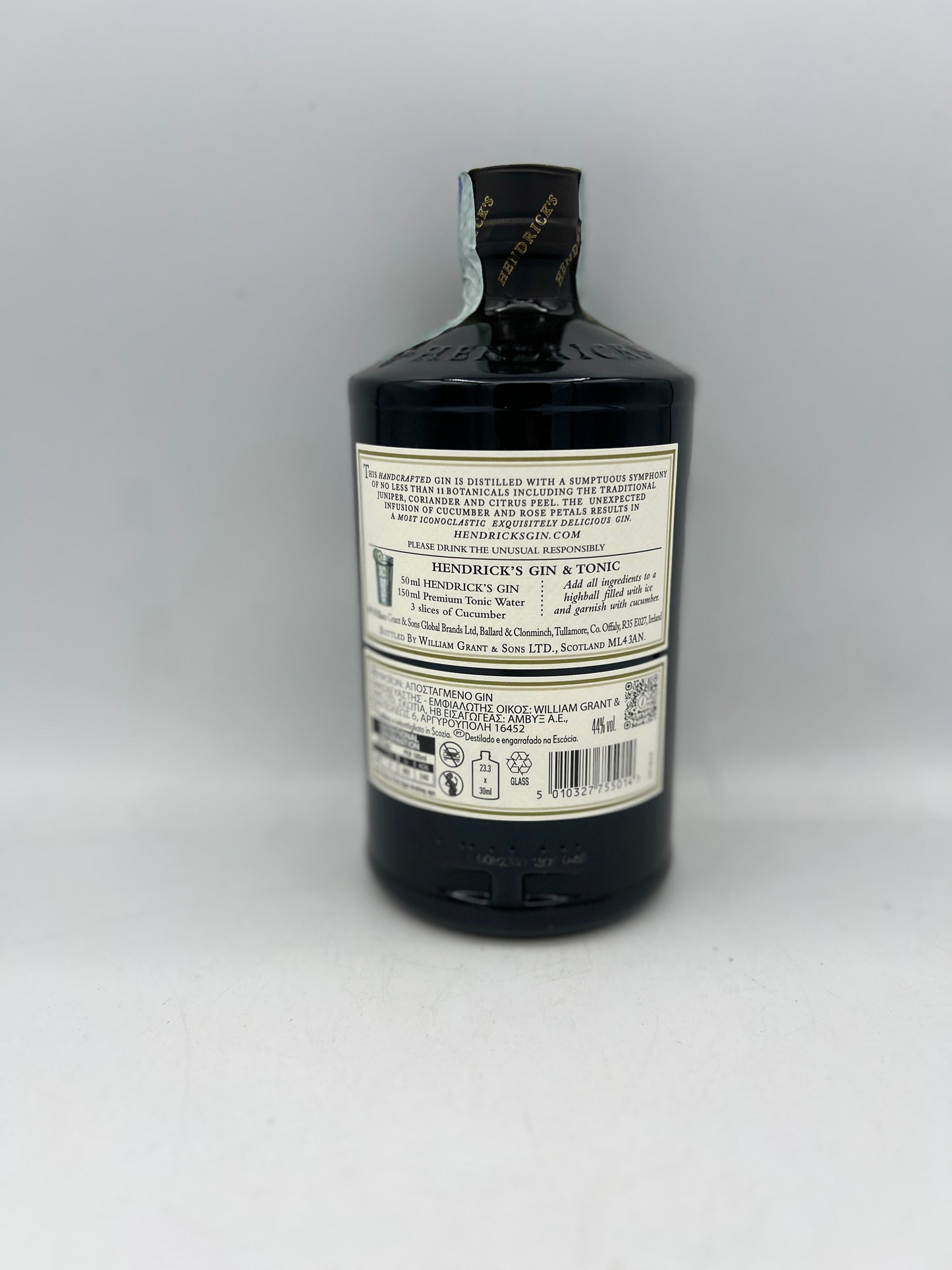 Hendrick's Gin 44% vol. 0,70l