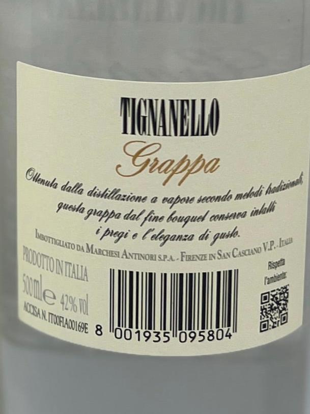 Grappa Tignanello Antinori 42% Vol. 0,5l in Giftbox
