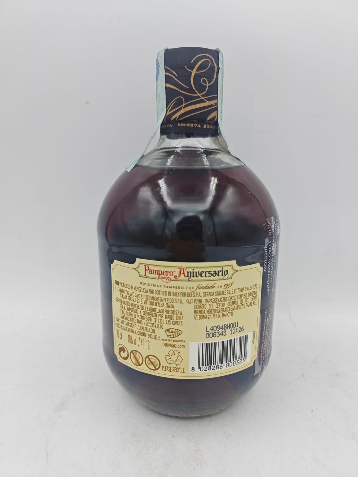 Pampero Aniversario Rum 40% vol. 0,70l