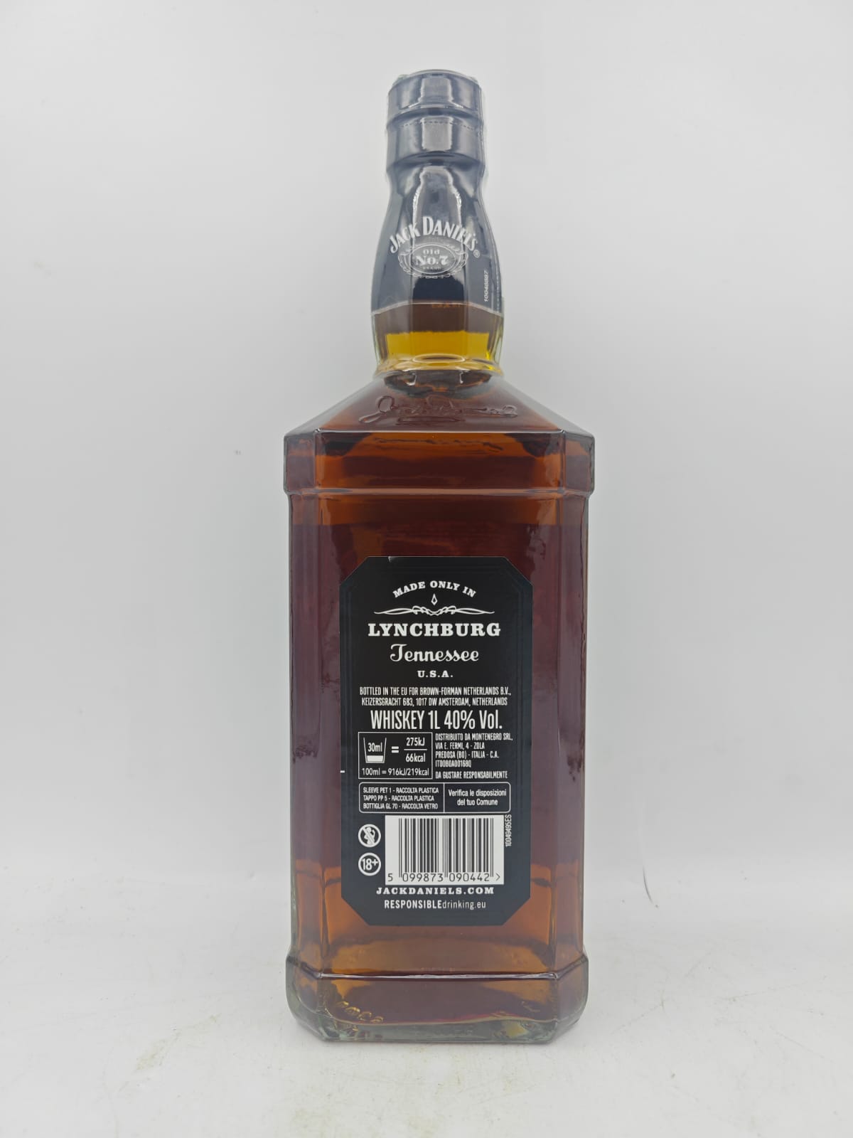 Jack Daniel's Tennessee Whiskey Old N. 7 Brand 1Litro
