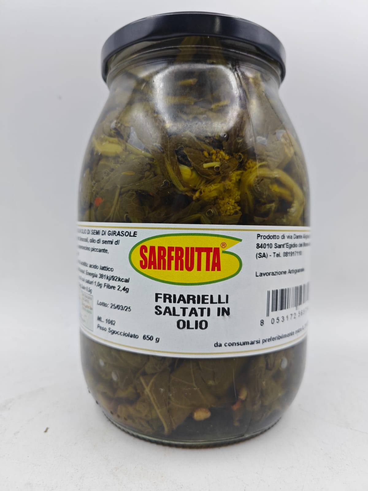 SARFRUTTA® - FRIARIELLI SALTATI IN OLIO 650g
