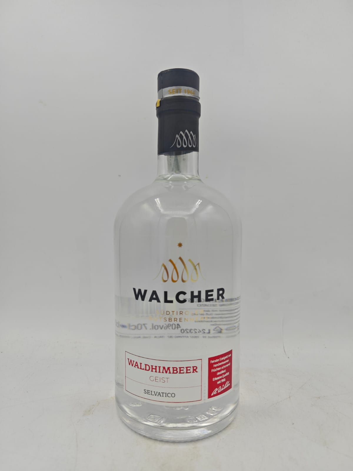 Walcher Waldhimbeergeist Spirito di Lamponi Selvatici 40% vol. 0,70l