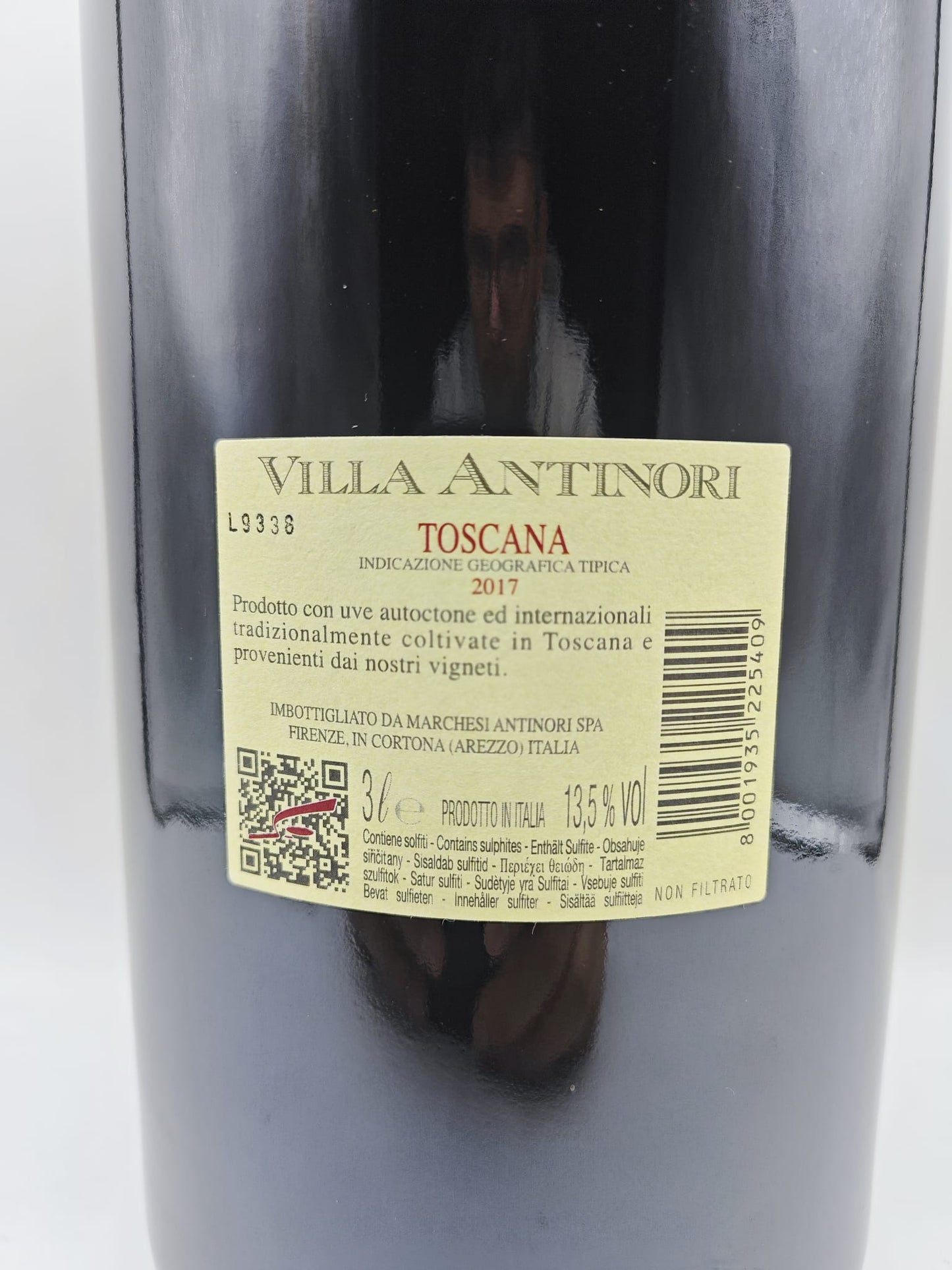 Villa Antinori 3 litri – IGT Toscana Rosso – 2017 – Vino Rosso Jeroboam 3l