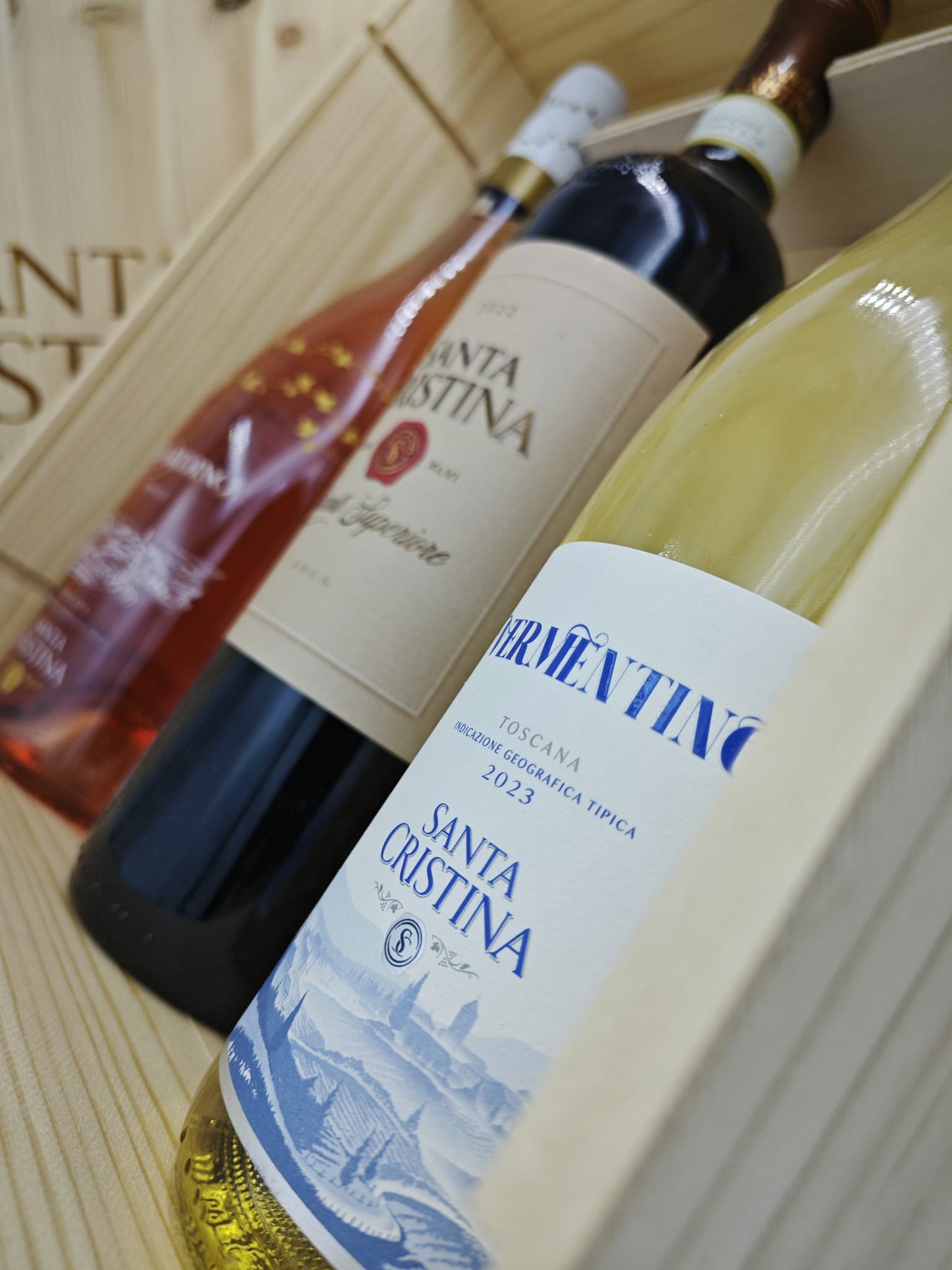 Antinori - Santa Cristina Cassetta Legno 3 bot.