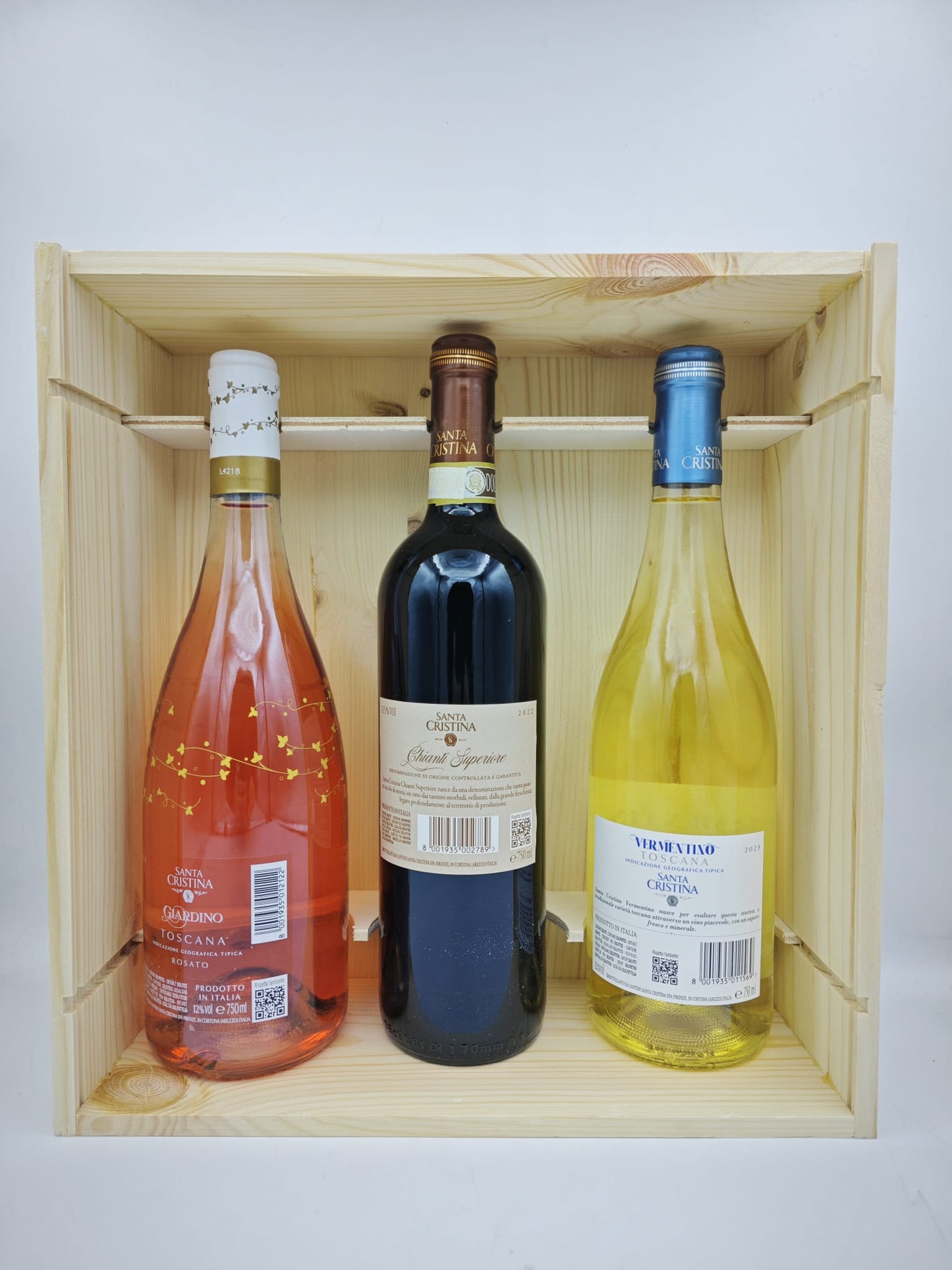 Antinori - Santa Cristina Cassetta Legno 3 bot.