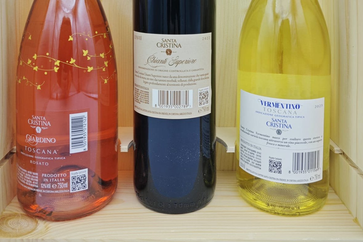 Antinori - Santa Cristina Cassetta Legno 3 bot.