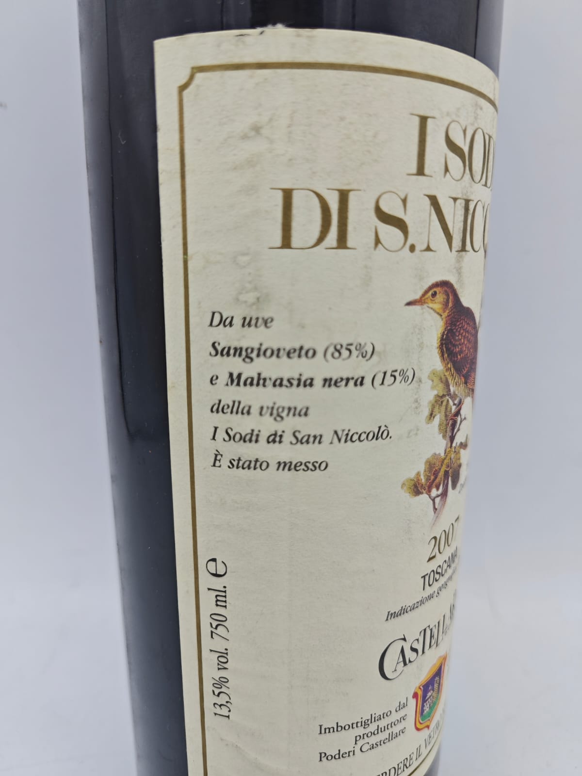I SODI DI SAN NICCOLO' 2007 VINO ROSSO TOSCANA IGT (CASTELLARE DI CASTELLINA )