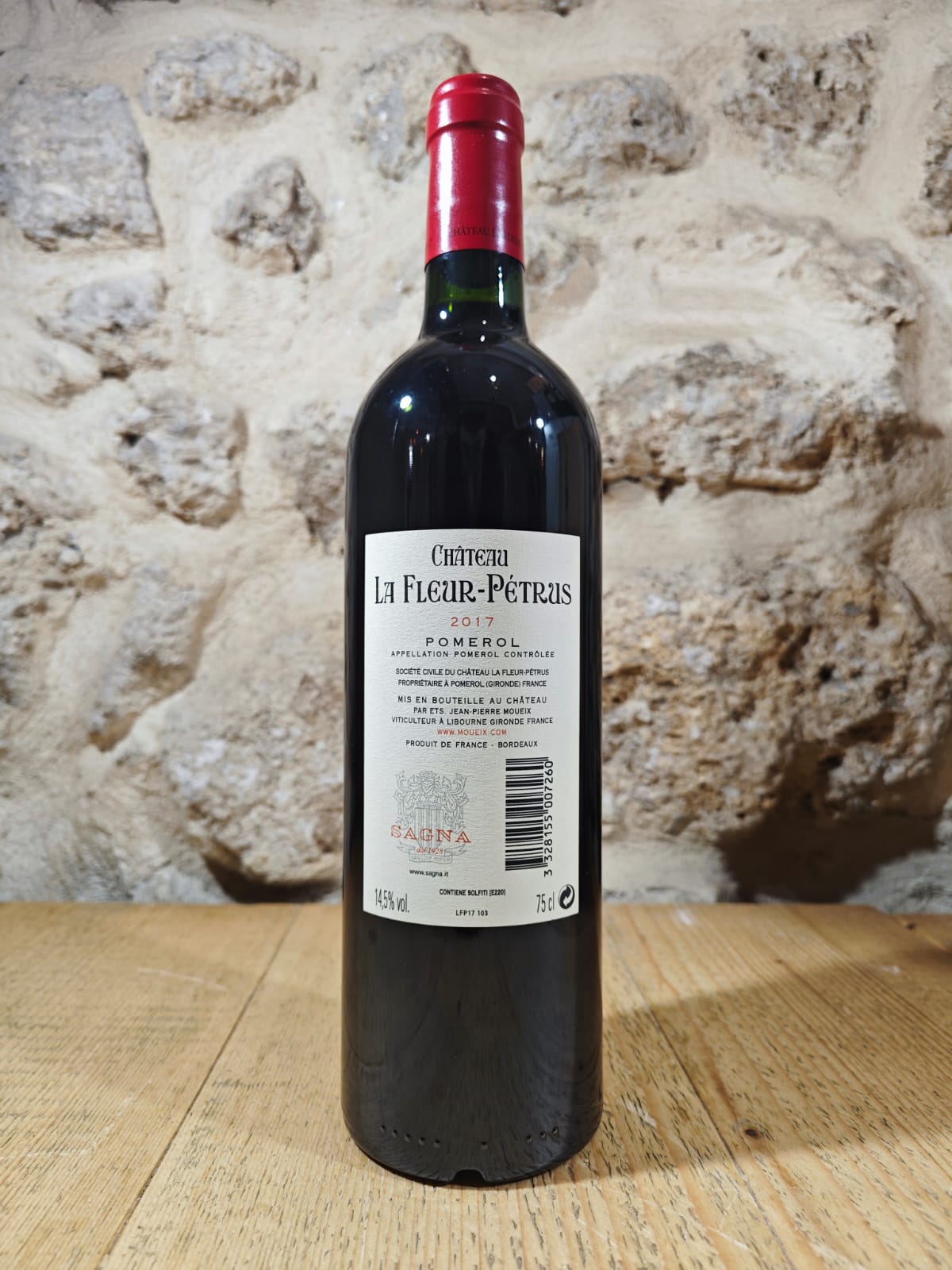 La Fleur Petrus 2017 in cassa legno 2 bot. 0,75