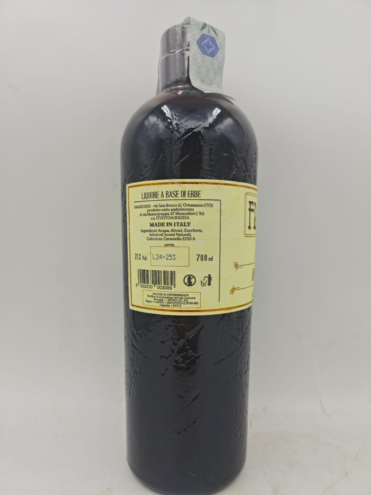 Amaro Fragrante Insolito Cl.70