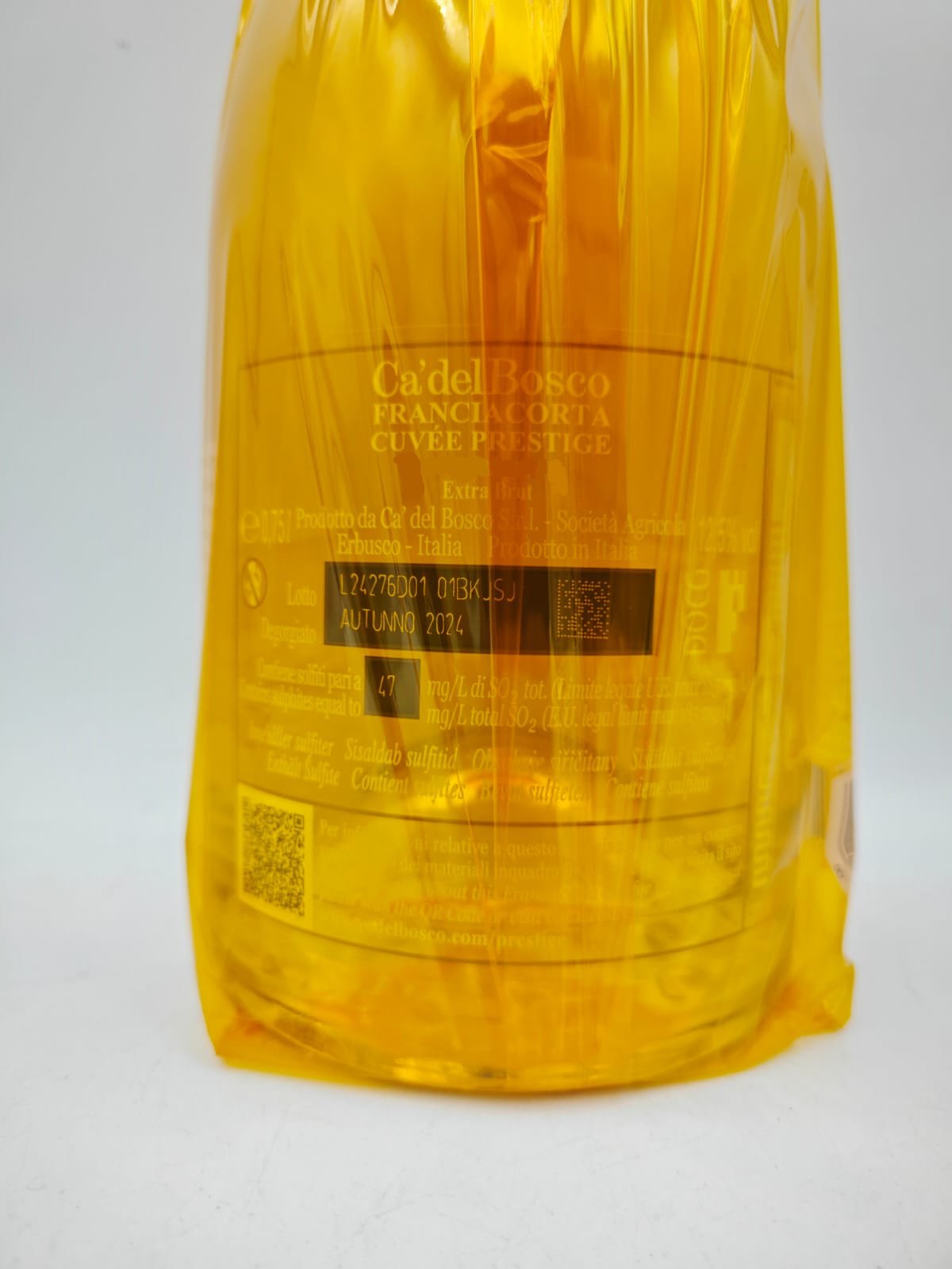 CA' DEL BOSCO BRUT CUVEE PRESTIGE FRANCIACORTA 75 CL
