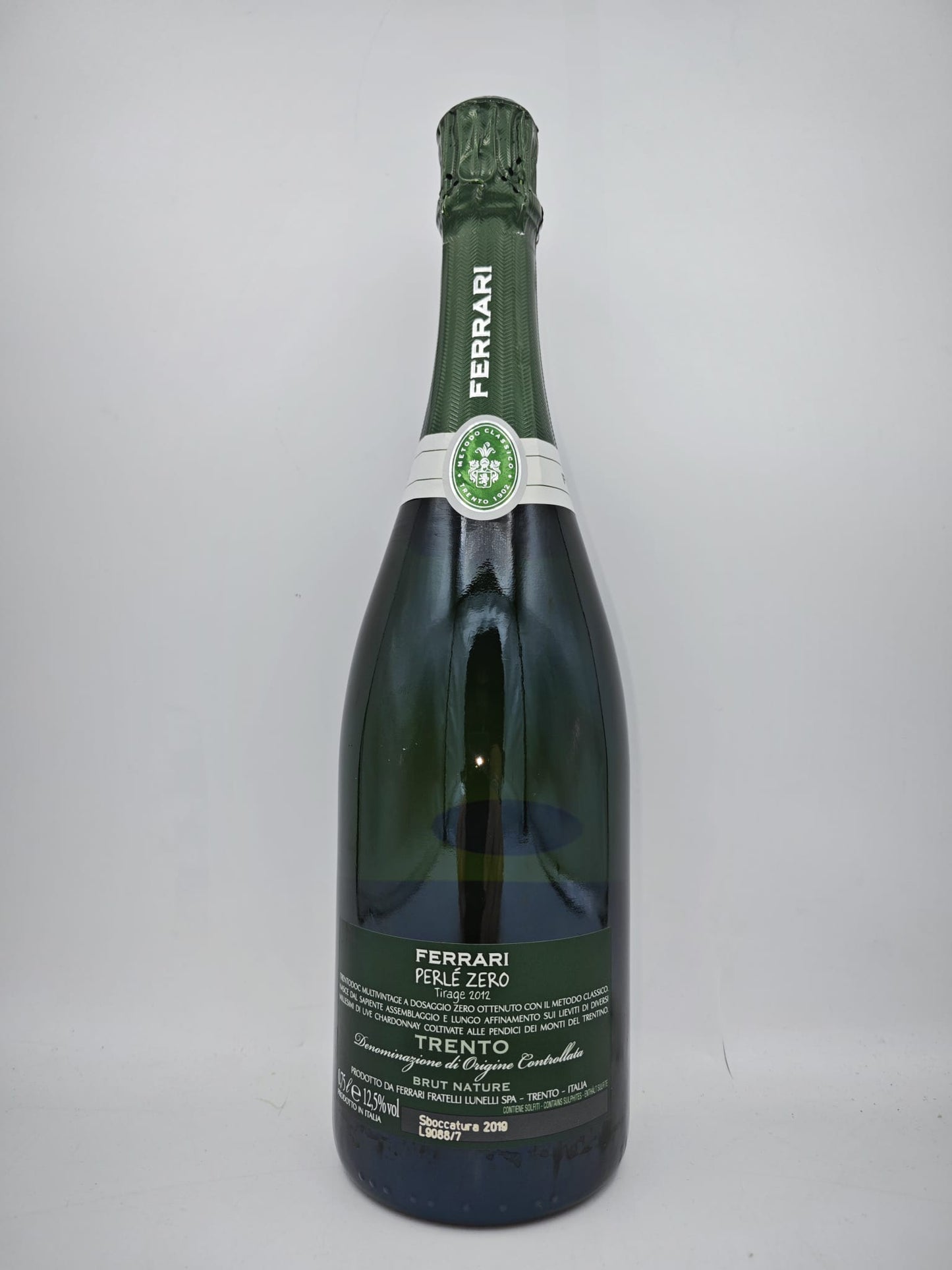 Trento Dosaggio Zero DOC Perlé Zero Cuvée Zero 2012 Ferrari