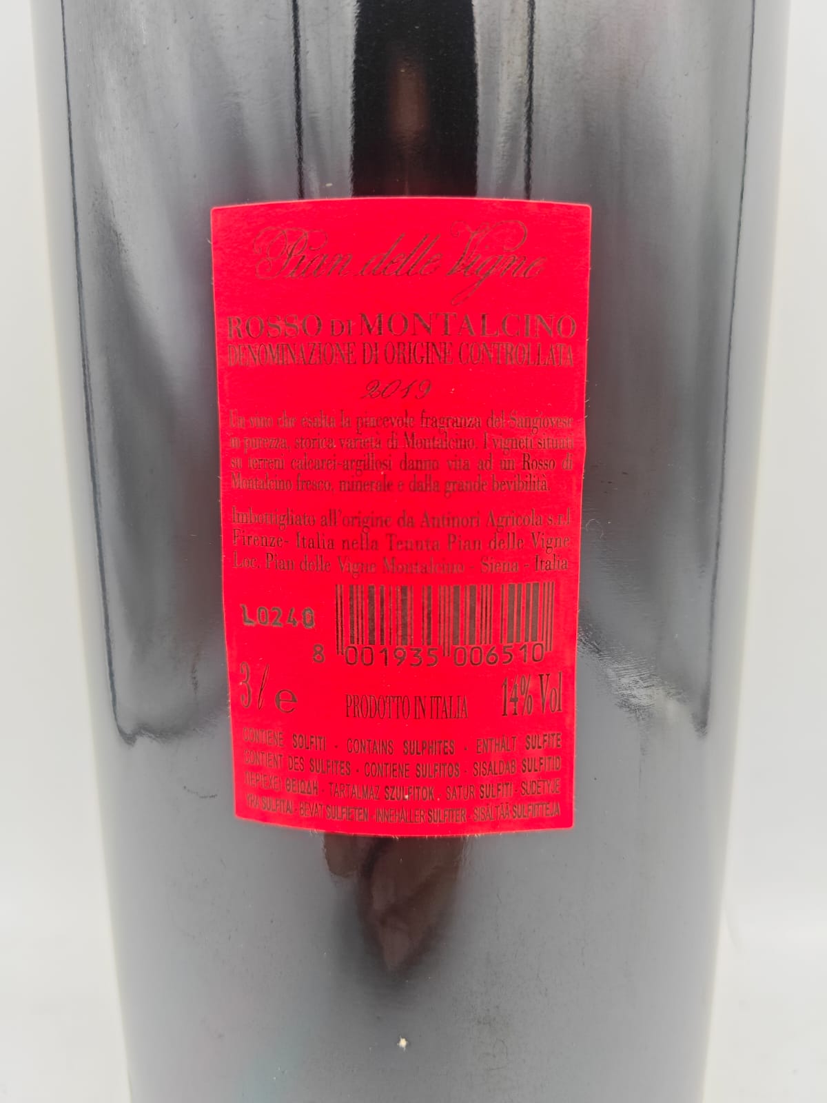 Pian delle Vigne Rosso di Montalcino DOC 2019 3 Litri - Antinori