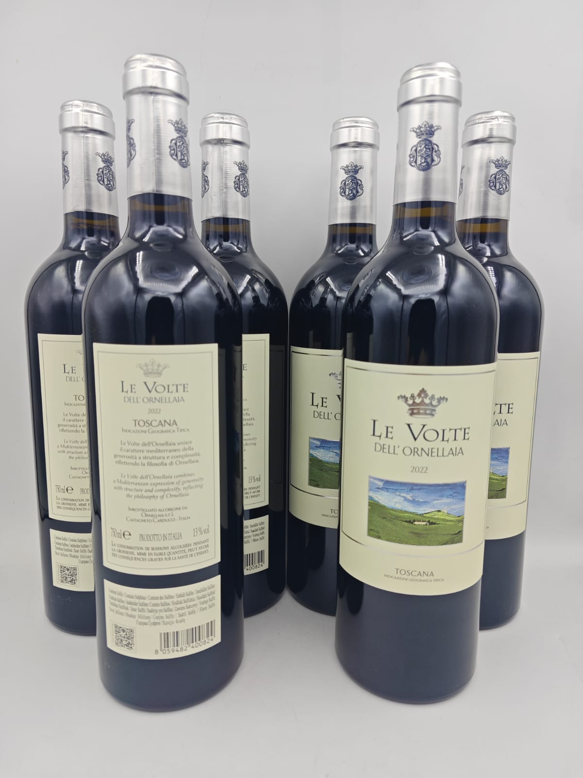 LE VOLTE DELL'ORNELLAIA' 2022 TOSCANA IGT TENUTA DELL' ORNELLAIA 6 BOTTIGLIE