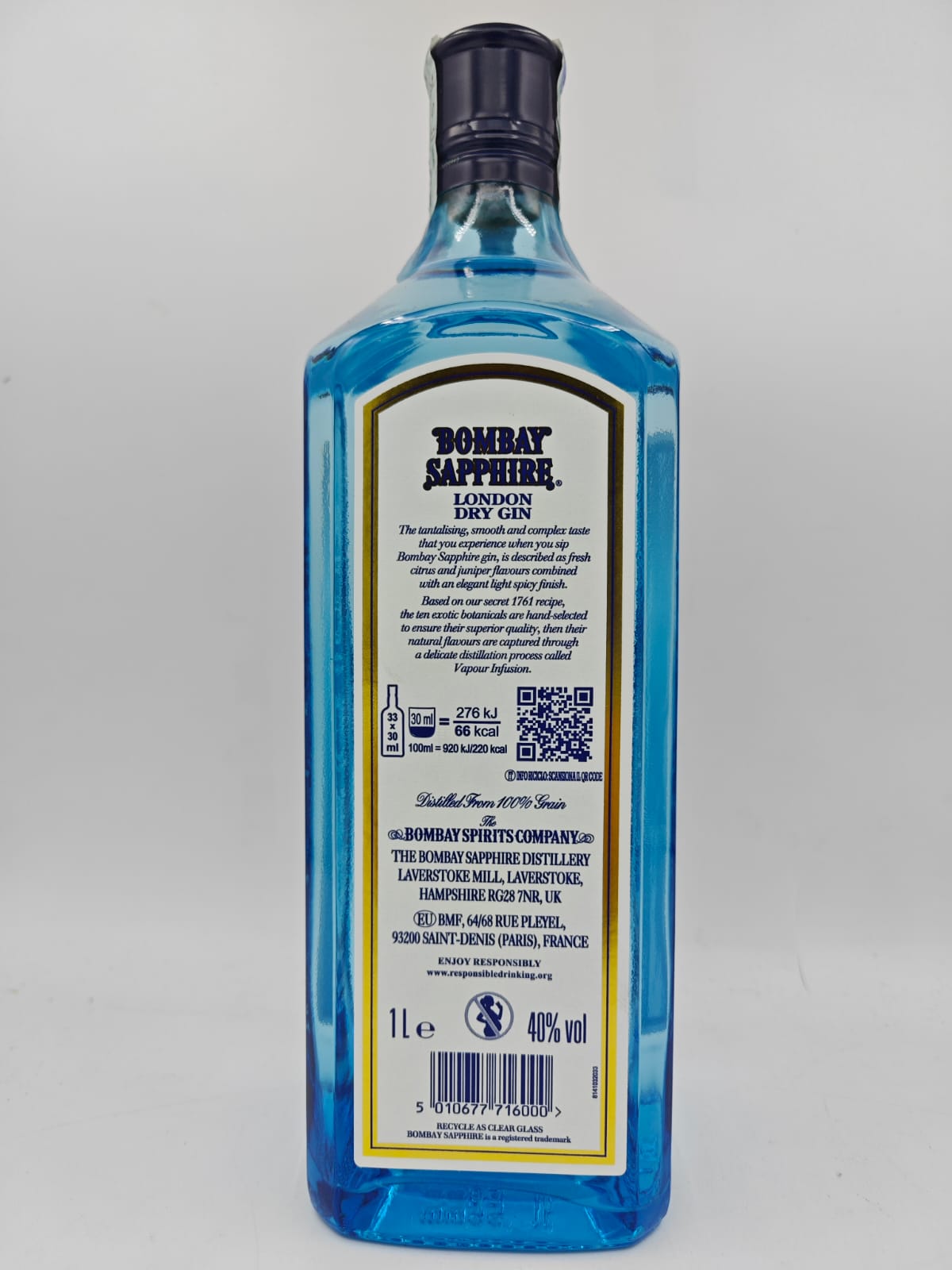 Bombay Sapphire Premium Distilled London Dry Gin 100ml