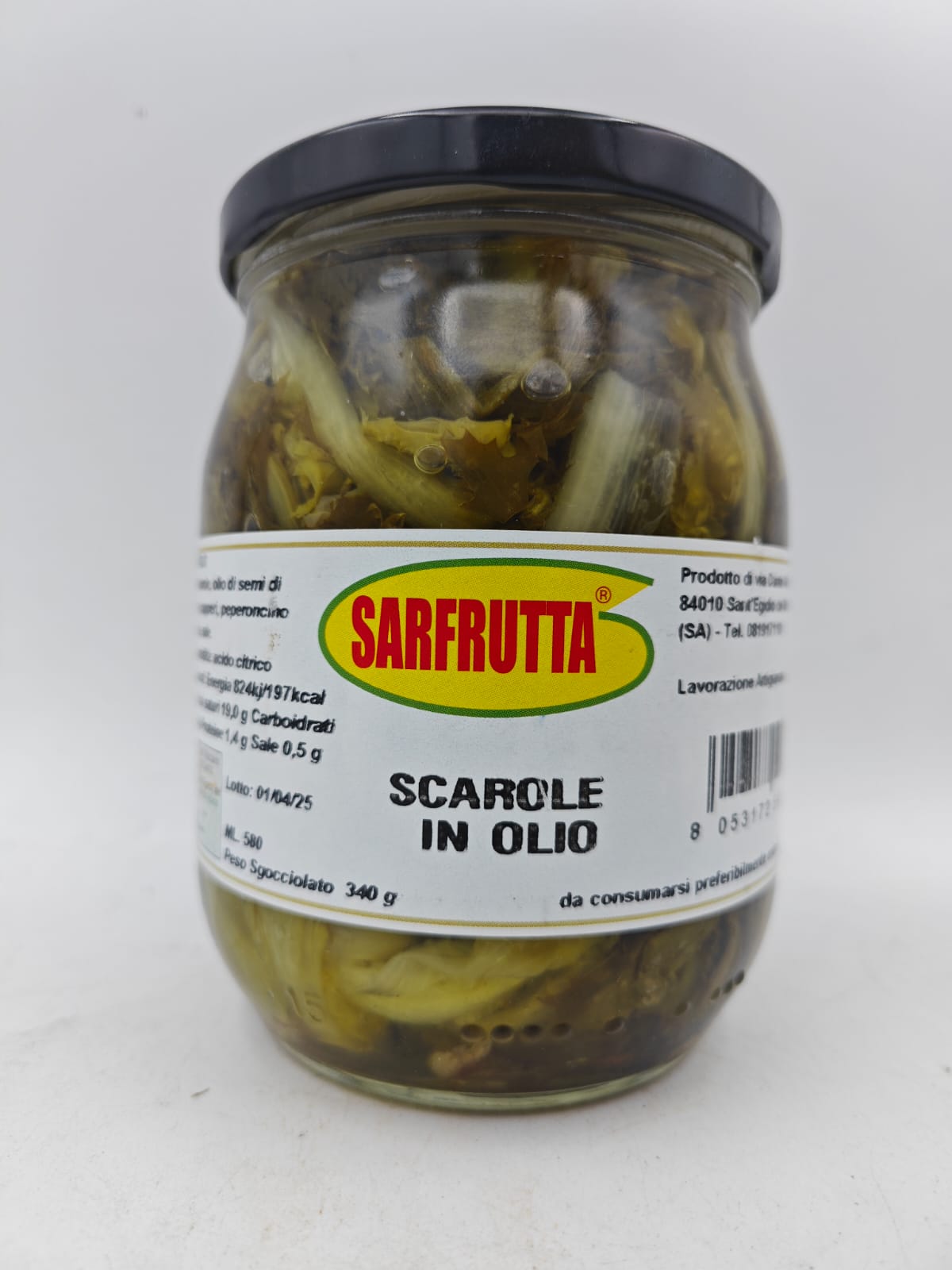 SARFRUTTA® - SCAROLE IN OLIO 340g