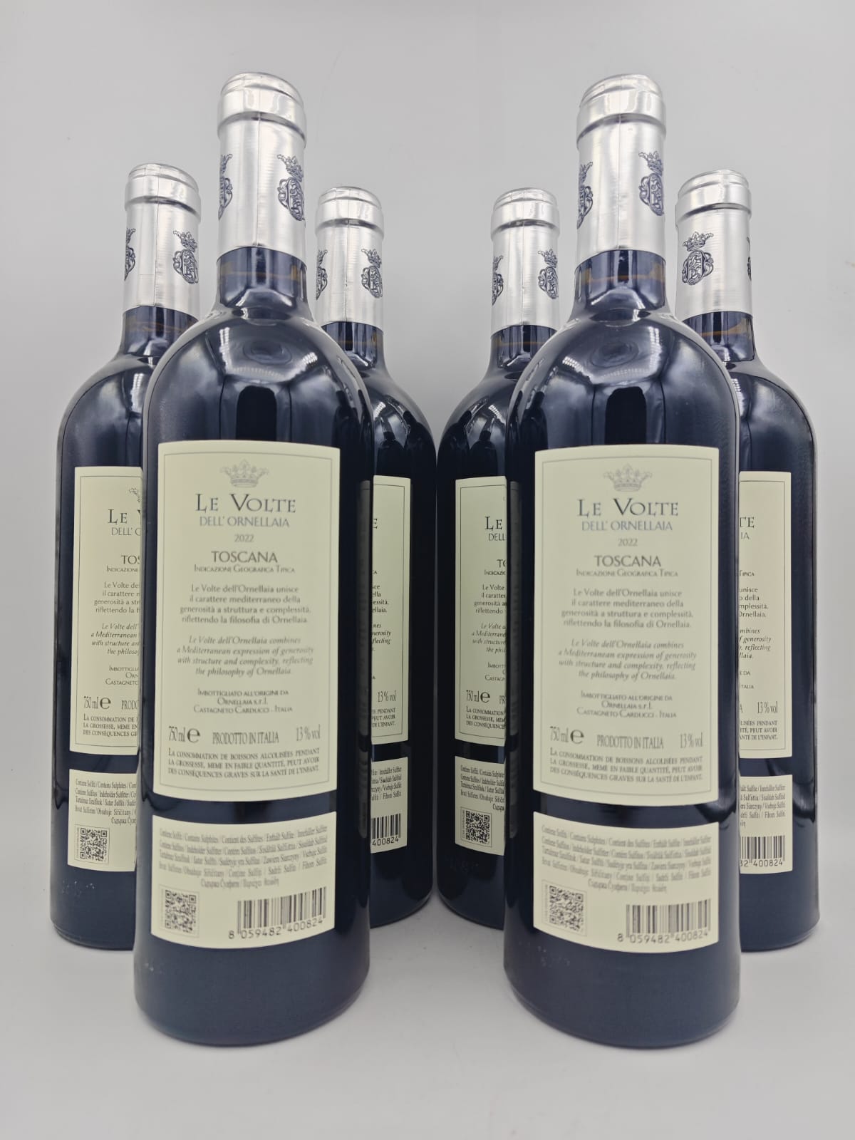 LE VOLTE DELL'ORNELLAIA' 2022 TOSCANA IGT TENUTA DELL' ORNELLAIA 6 BOTTIGLIE