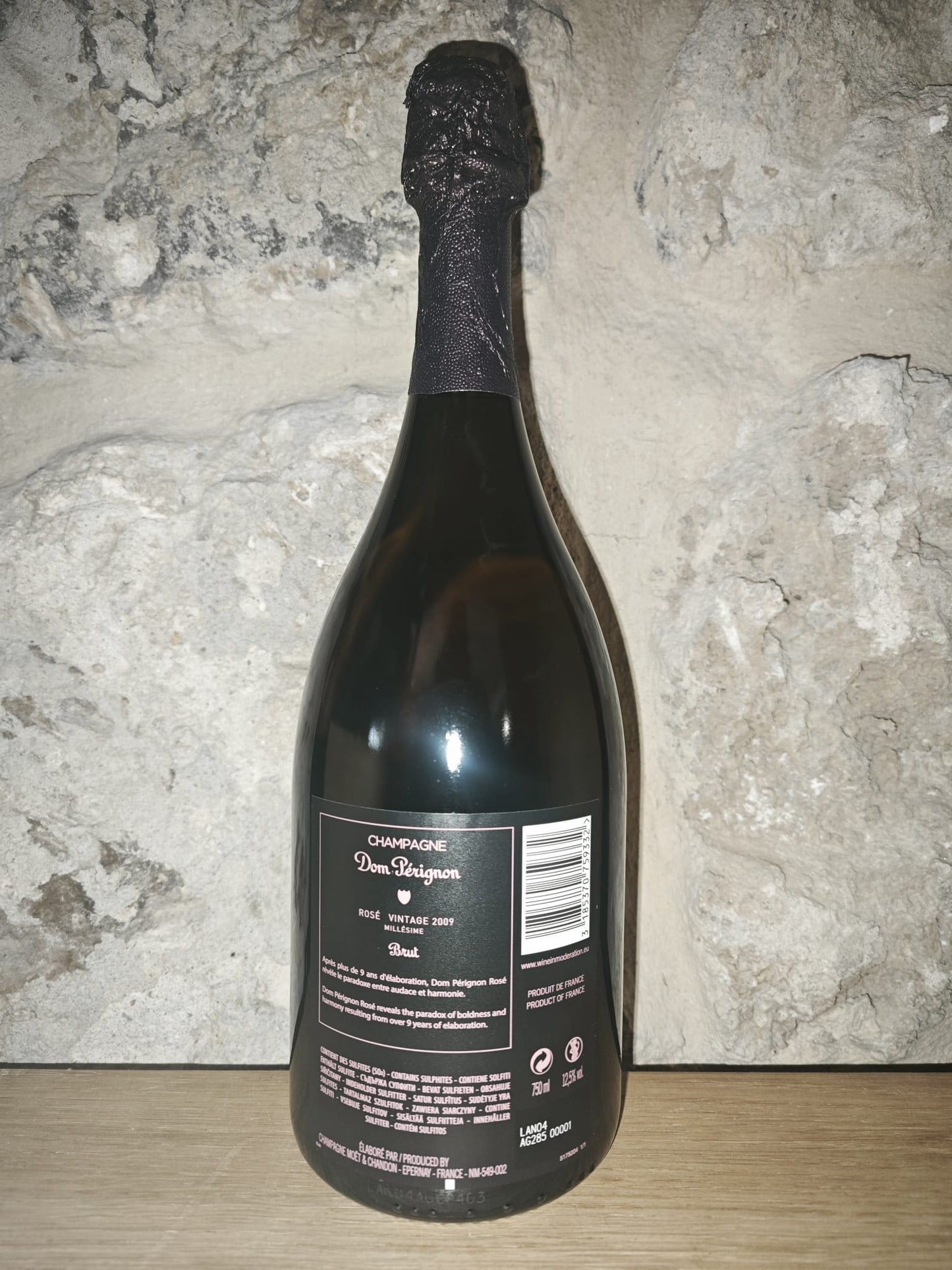 Dom Pérignon Rosè Luminous Label Vintage 2009
