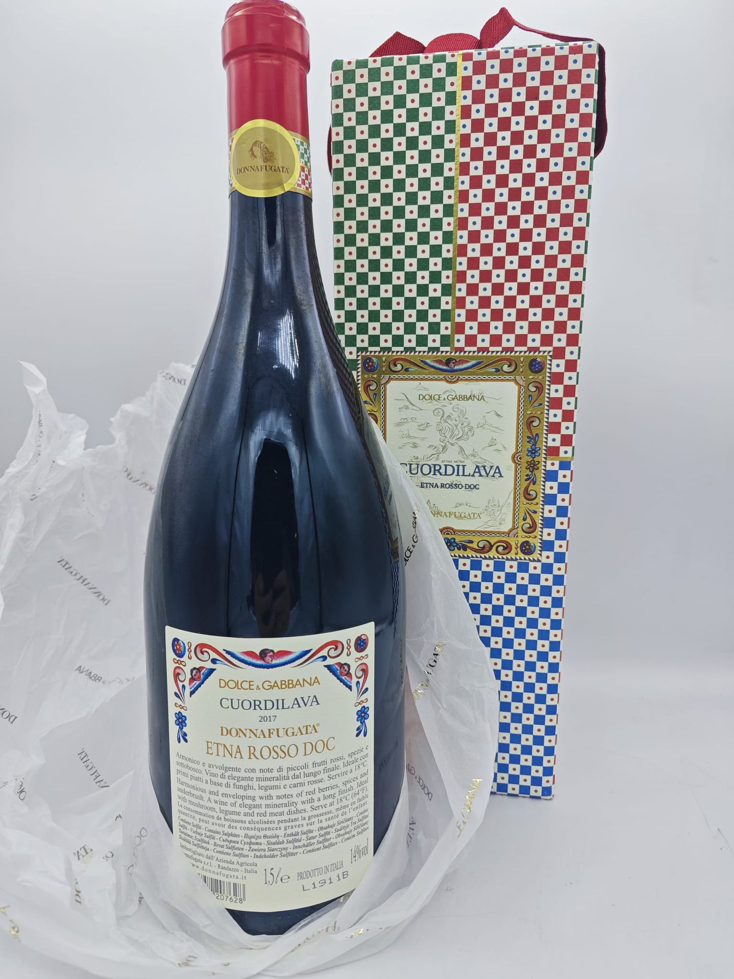 DONNAFUGATA CUORDILAVA 2017 DOLCE E GABBANA ETNA ROSSO DOC 1,5l MAGNUM LIMITED EDITION