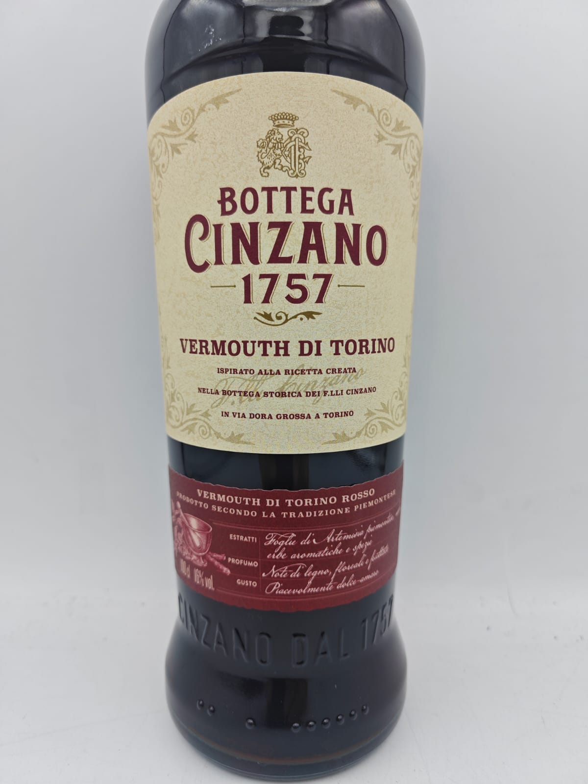 Vermouth Bottega Cinzano Di Torino 1757 Rosso lt 1
