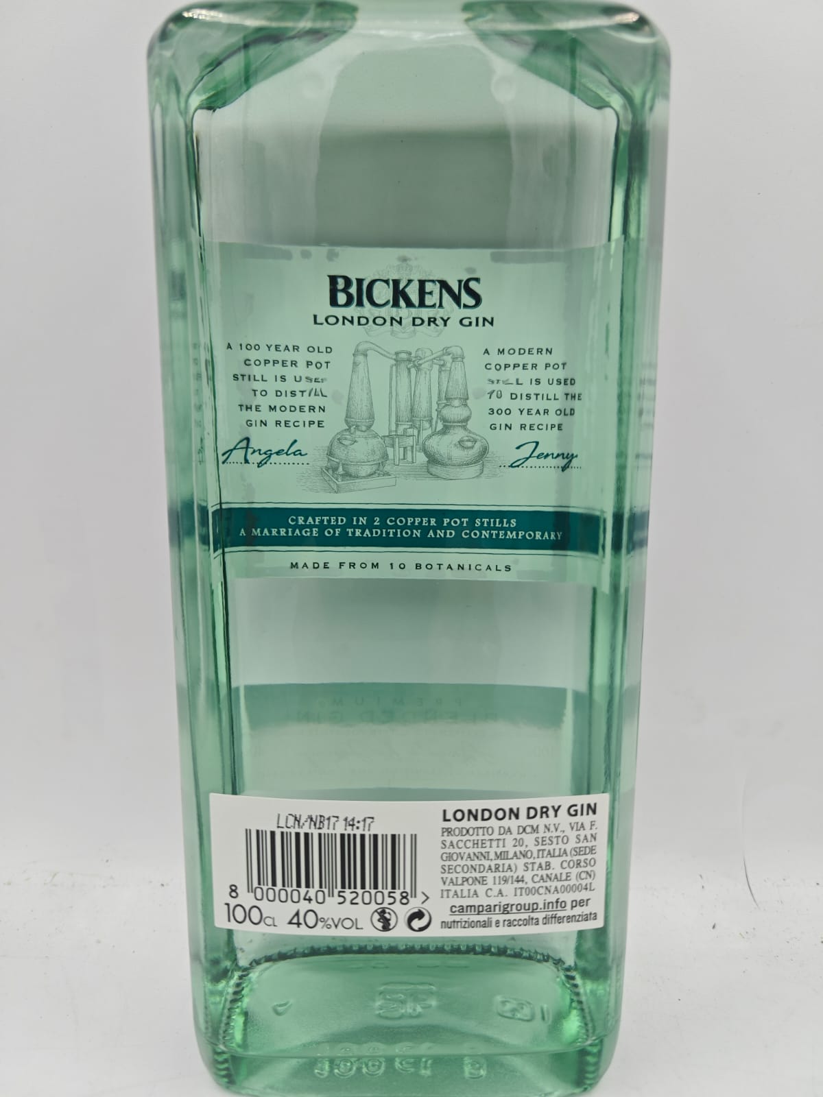 Bickens – London Dry Gin – cl 100 x 1 bottiglia vetro