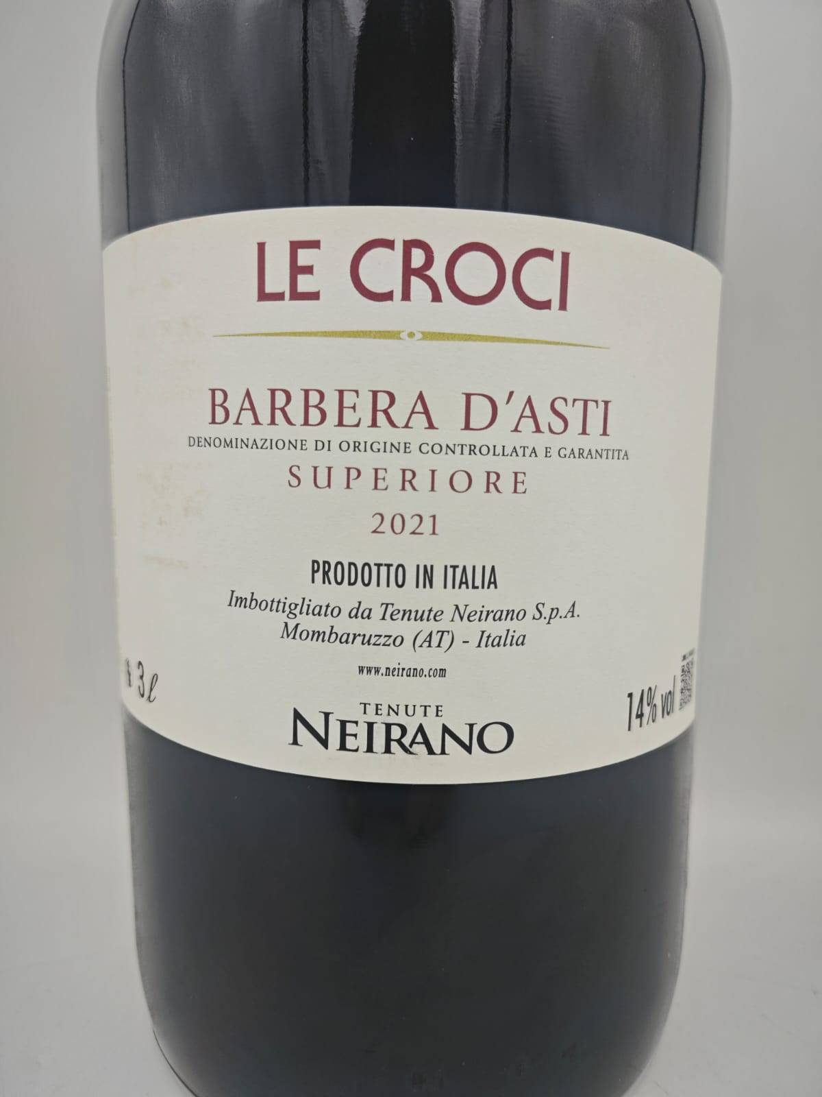 BARBERA D'ASTI DOCG SUPERIORE "LE CROCI" - NEIRANO 3L 2021