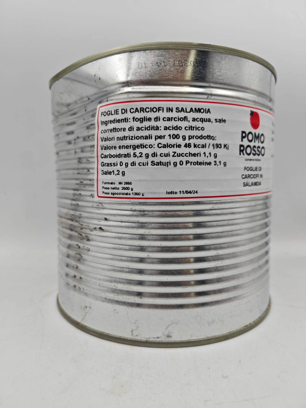 POMO ROSSO® - FOGLIE DI CARCIOFI IN SÁLAMOIA 2,5Kg