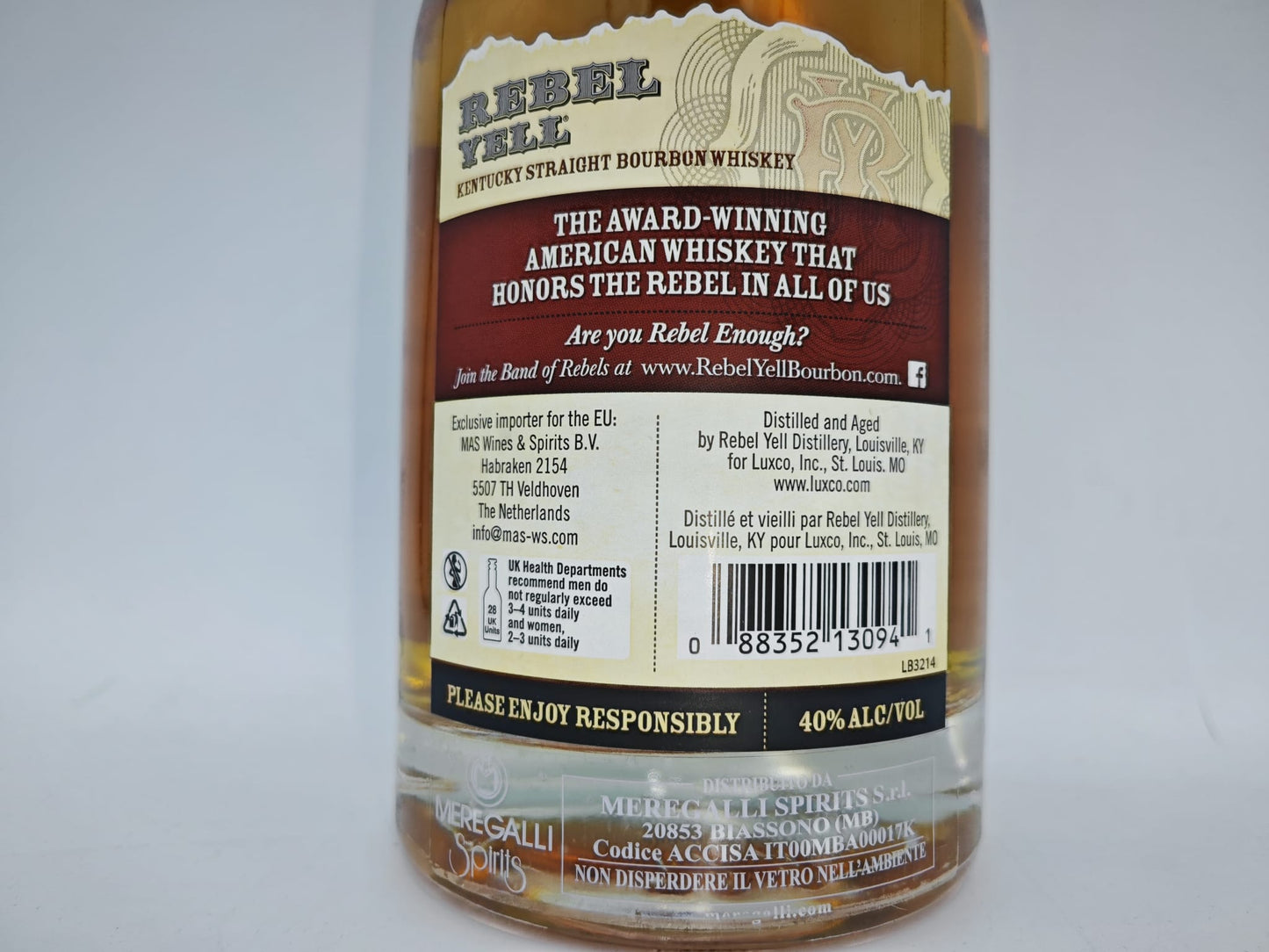 Kentucky Straight Bourbon Whisky - Rebel Yell (0.7l)