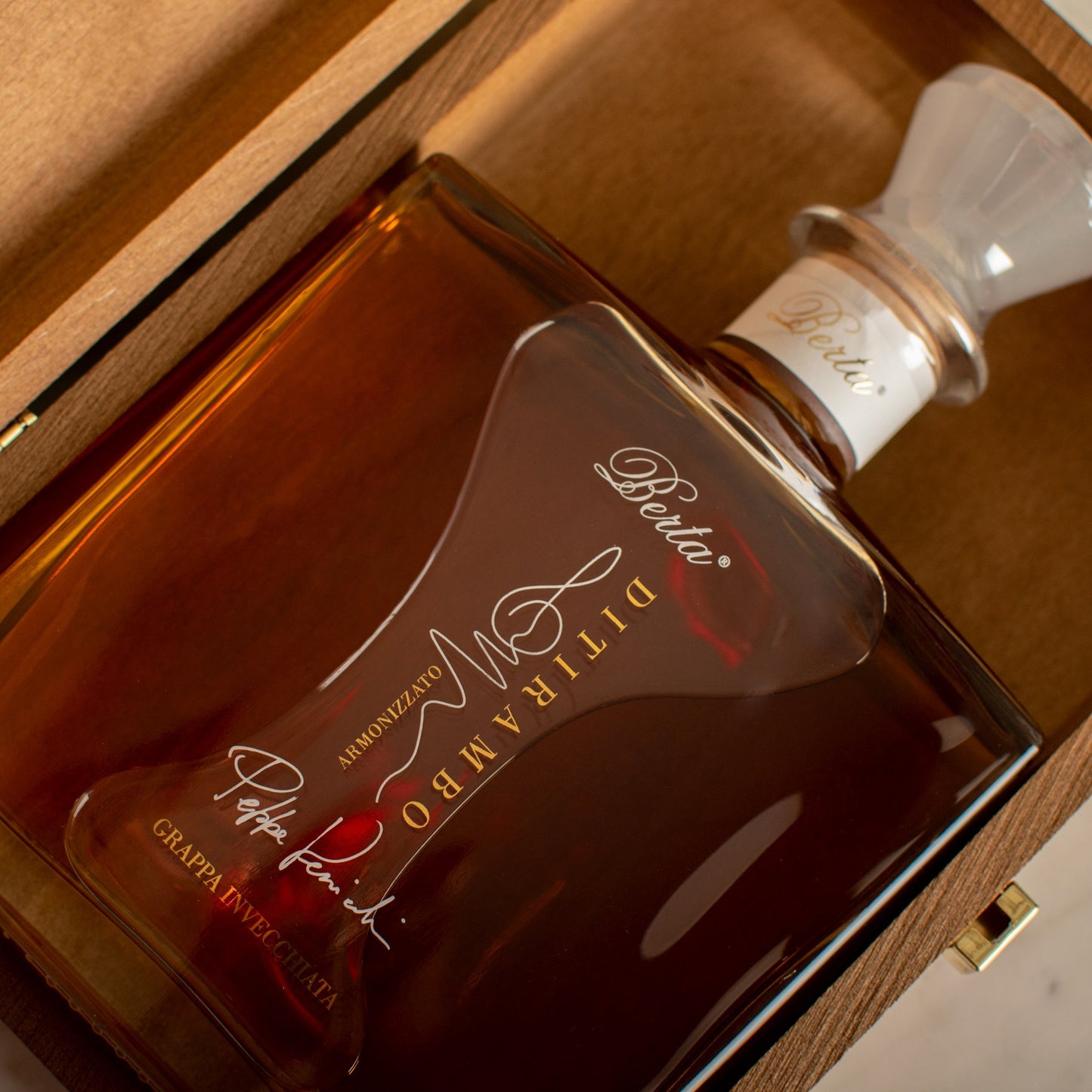 Grappa Berta Ditirambo Armonizzato CL 70 IN CASSA LEGNO