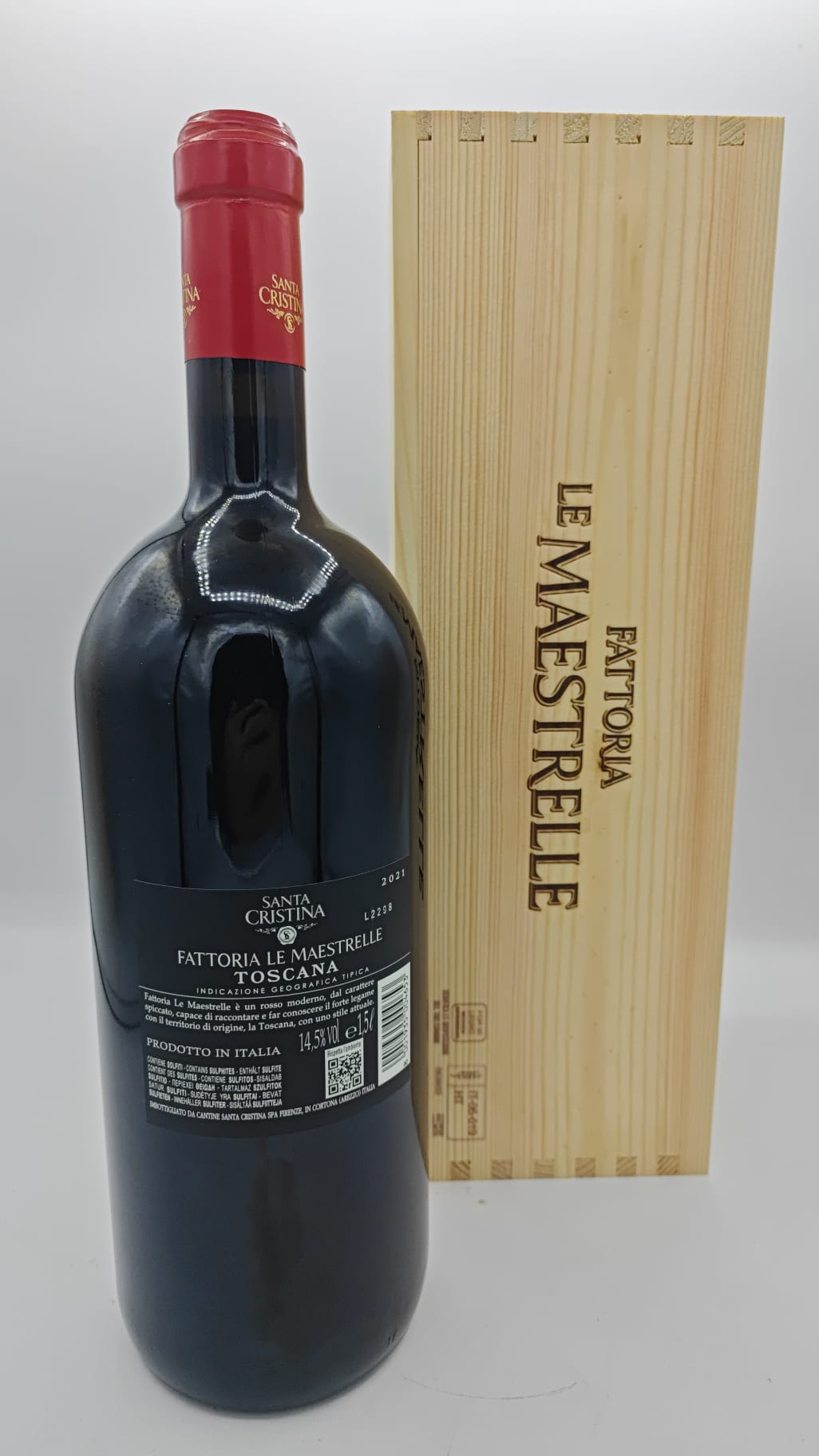 SANTA CRISTINA TOSCANA IGT 2021 MAGNUM 1,5l IN CASSA DI LEGNO ANTINORI