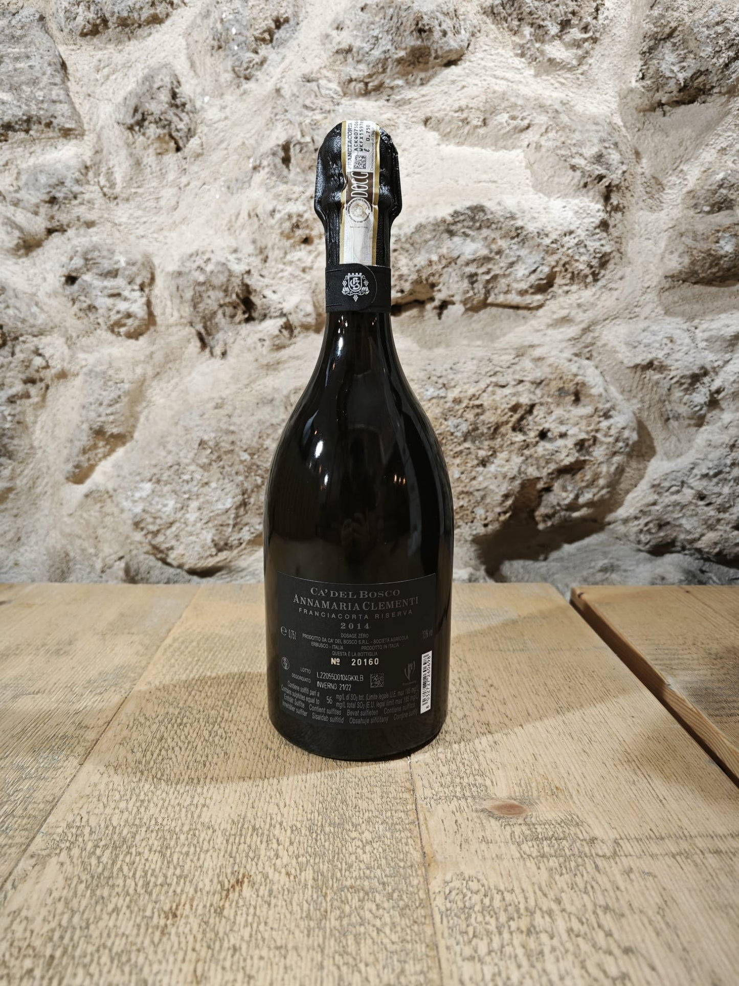 Annamaria Clementi Dosaggio Zero Franciacorta Riserva DOCG Astucciato 2014 Ca Del Bosco - Confezione ASTUCCIATA