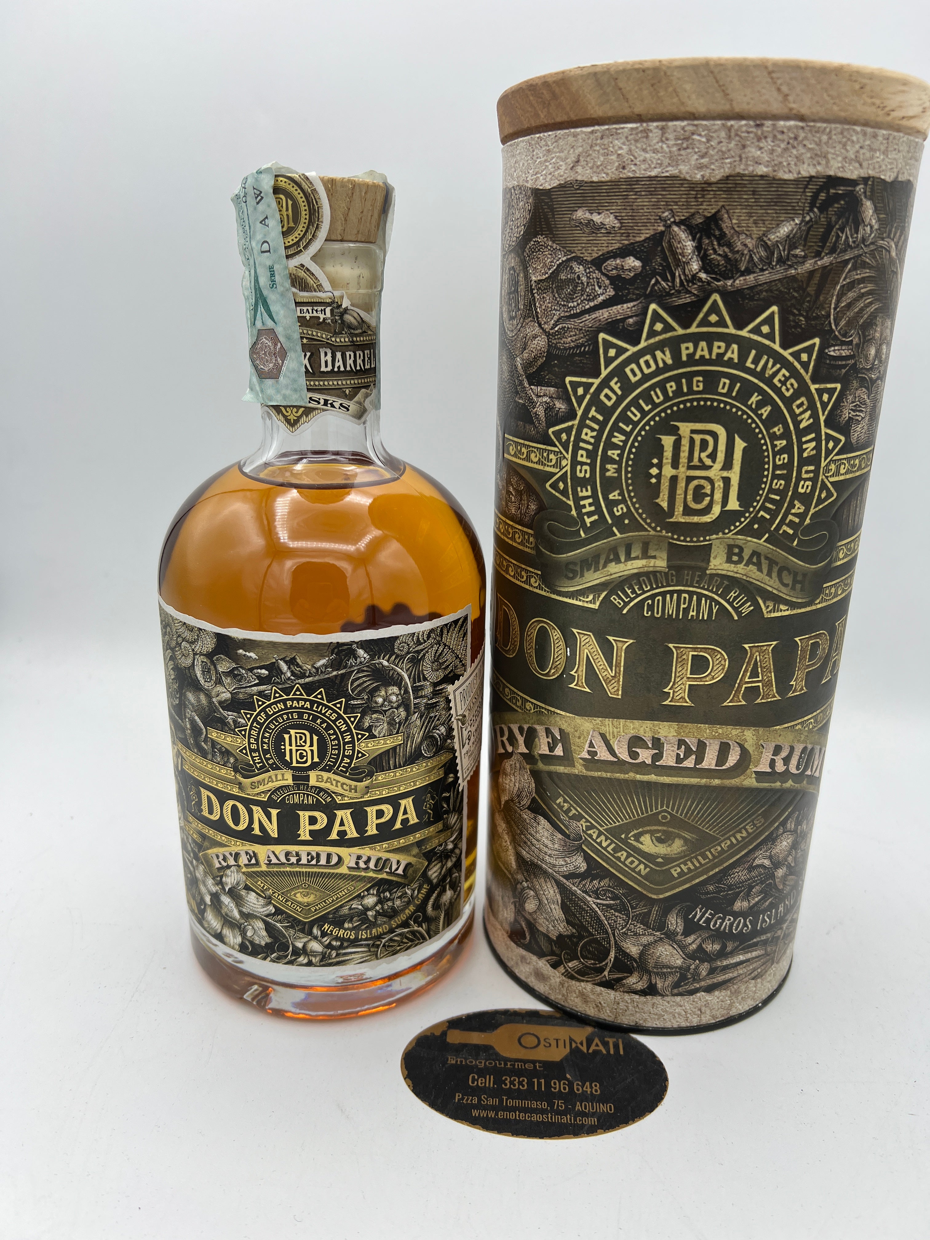 Don Papa Rye Aged Rum Rum - Babo Wine - Vendita di vini, distillati, birre  e molto altro