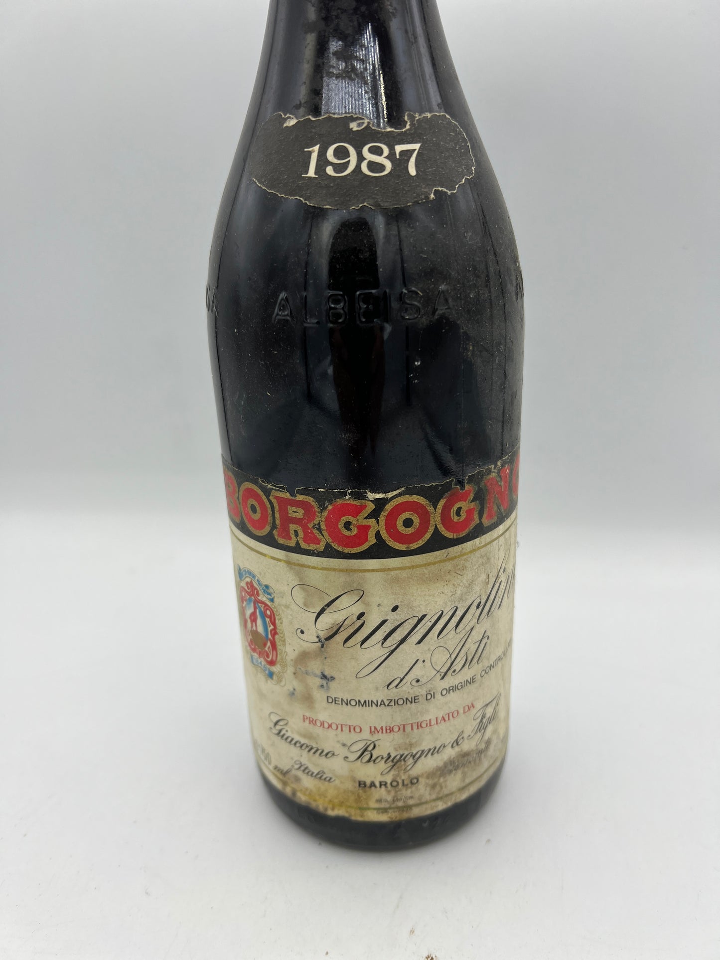 Giacomo Borgogno Barolo Riserva DOC 1987 0,75 Lt Vintage Bottle