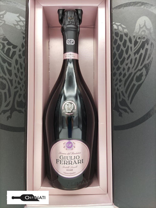 Trento Rosé DOC "Giulio Ferrari Riserva del Fondatore Rosé" 2007 - Ferrari (astuccio)