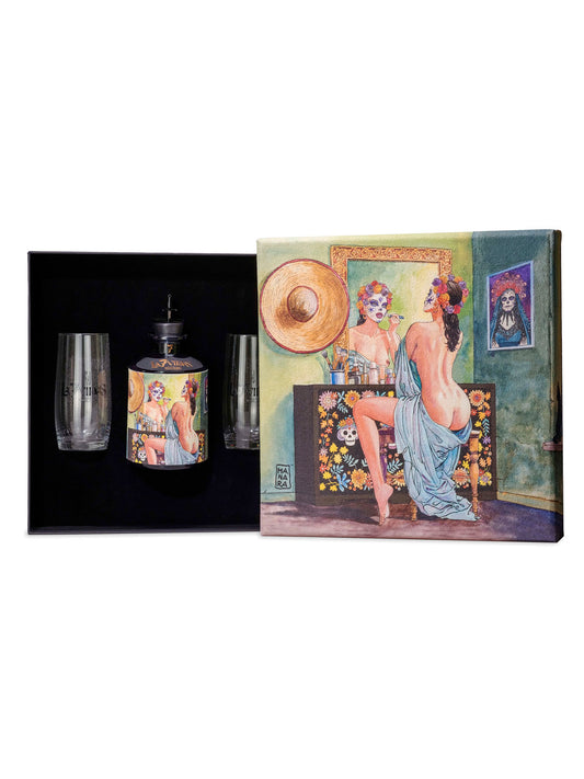 J.Rose - La7Vidas Tequila Blanco + Quadro