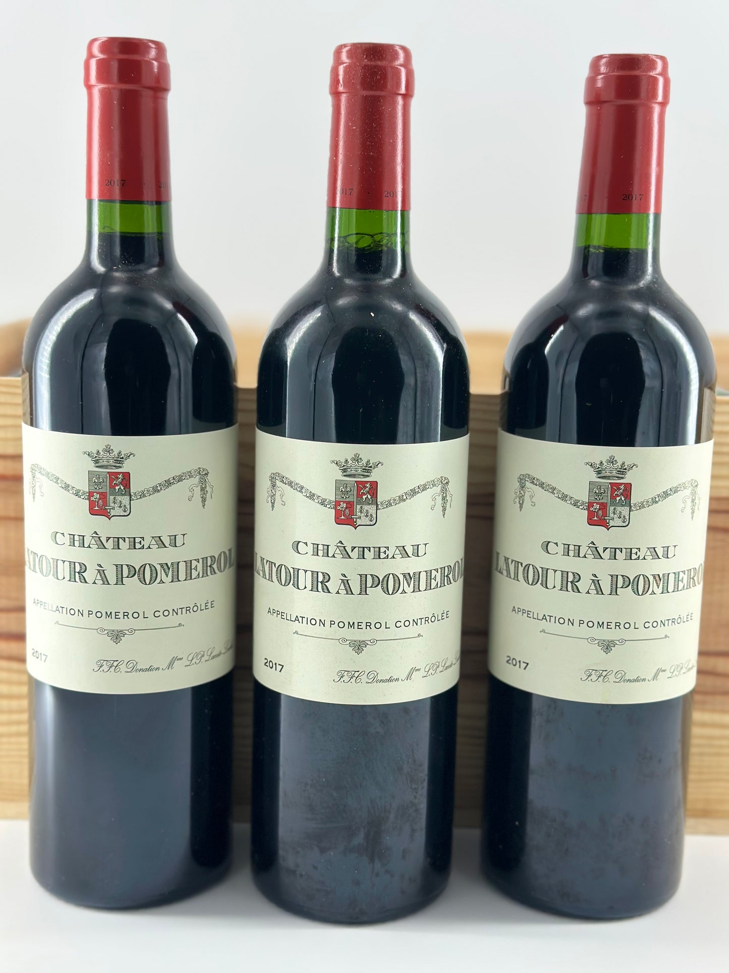 CHATEAU LATOUR A POMEROL 2017 0.75 LT.CASSA LEGNO 12 BOTT