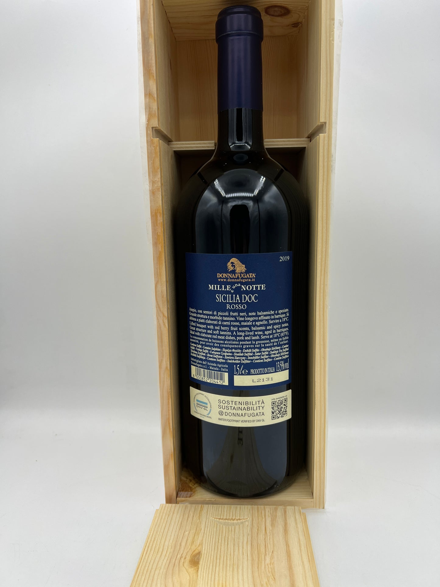 Magnum 1,5 Litri Sicilia "Mille e una Notte" DOC in Cassa Legno Donnafugata