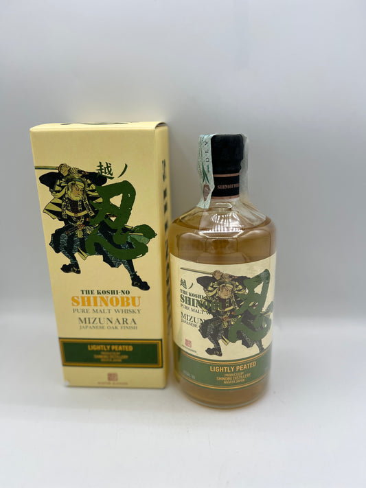 Shinobu Pure Malt Whisky Lightly Peated Mizunara Oak