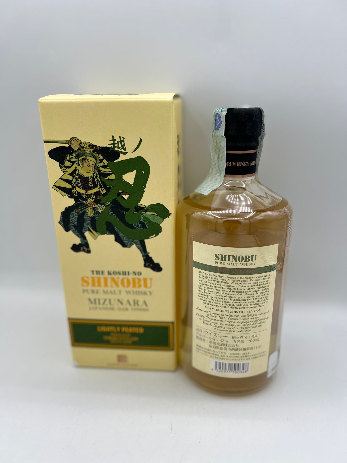 Shinobu Pure Malt Whisky Lightly Peated Mizunara Oak