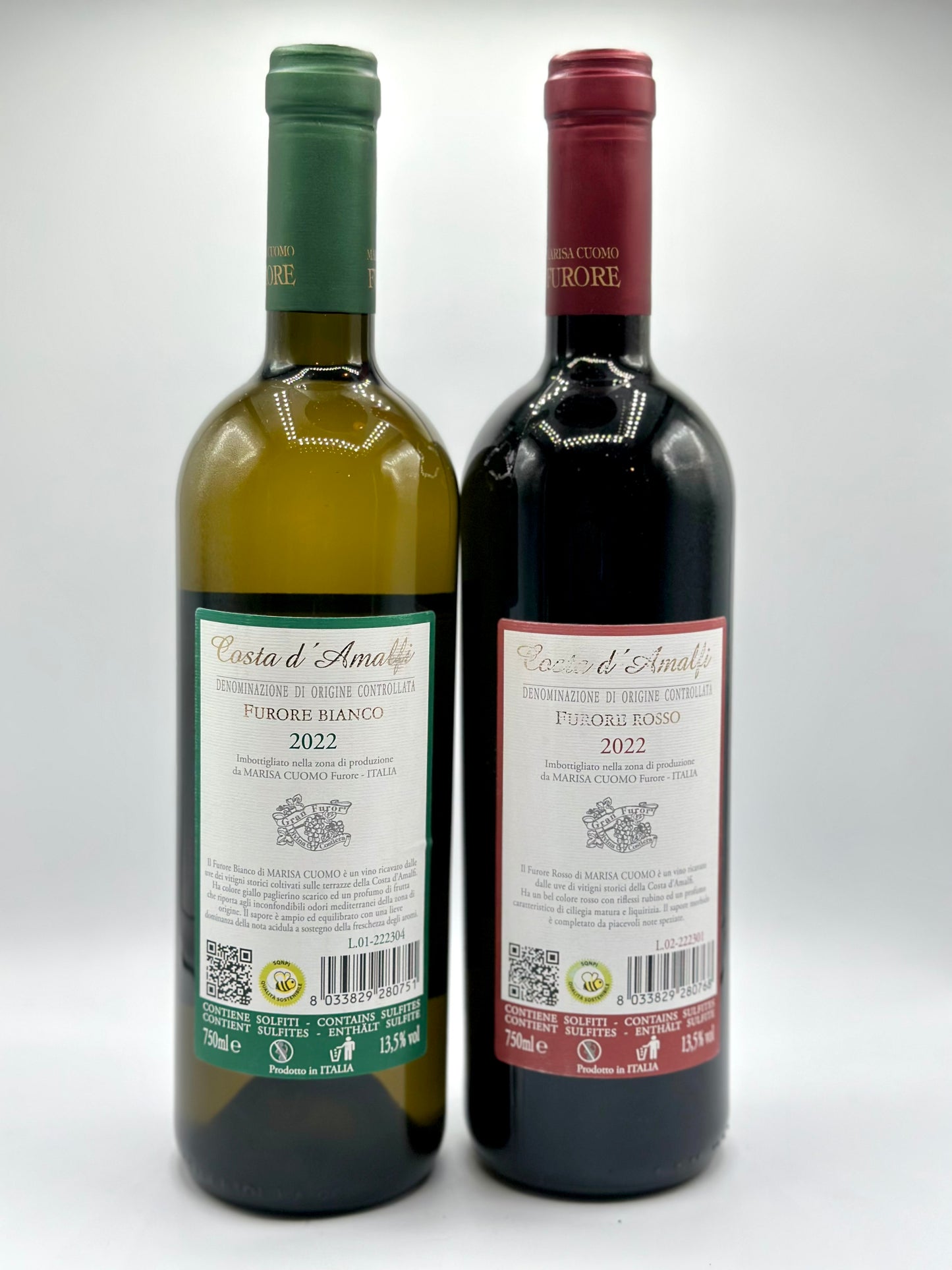 FURORE BIANCO & ROSSO DOC CL.75 COSTA D'AMALFI MARISA CUOMO 2022