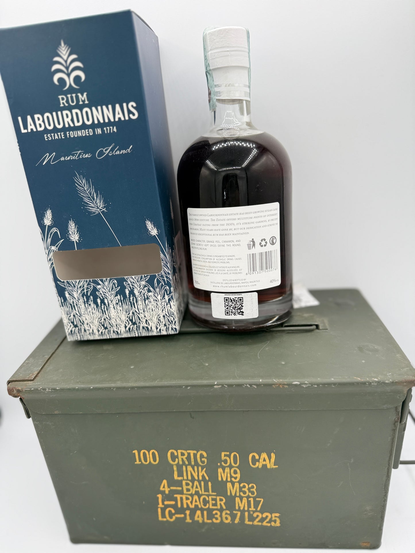 RUM LABOURDONNAIS SPICED GOLD ASTUCCIATO IN CASSA MUNIZIONI CL 70