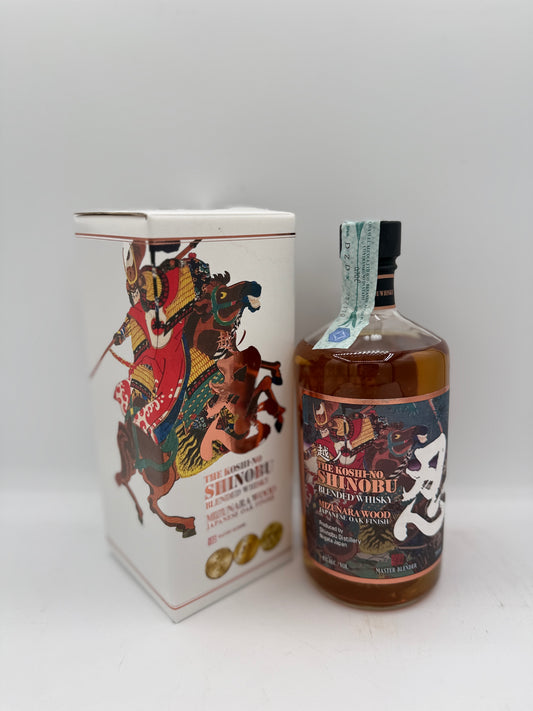 WHISKY THE KOSHI-NO SHINOBU BLENDED MIZURA WOOD JAPANESE OAK FINISH CL 70 ASTUCCIATA