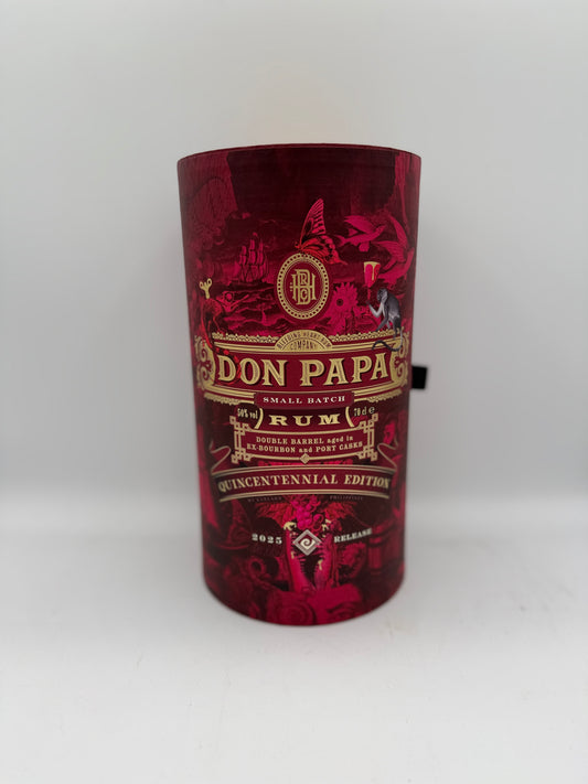 DON PAPA RUM PORT CASK QUINCENTENNIAL CL.70 RARO da COLLEZIONE Edition Double Barrel 50%vol in cofanetto regalo rum