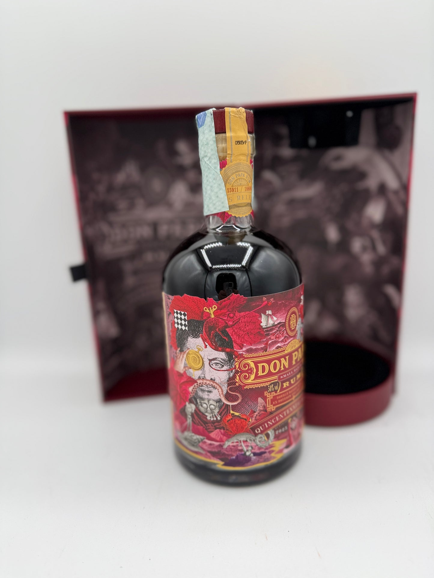 DON PAPA RUM PORT CASK QUINCENTENNIAL CL.70 RARO da COLLEZIONE Edition Double Barrel 50%vol in cofanetto regalo rum