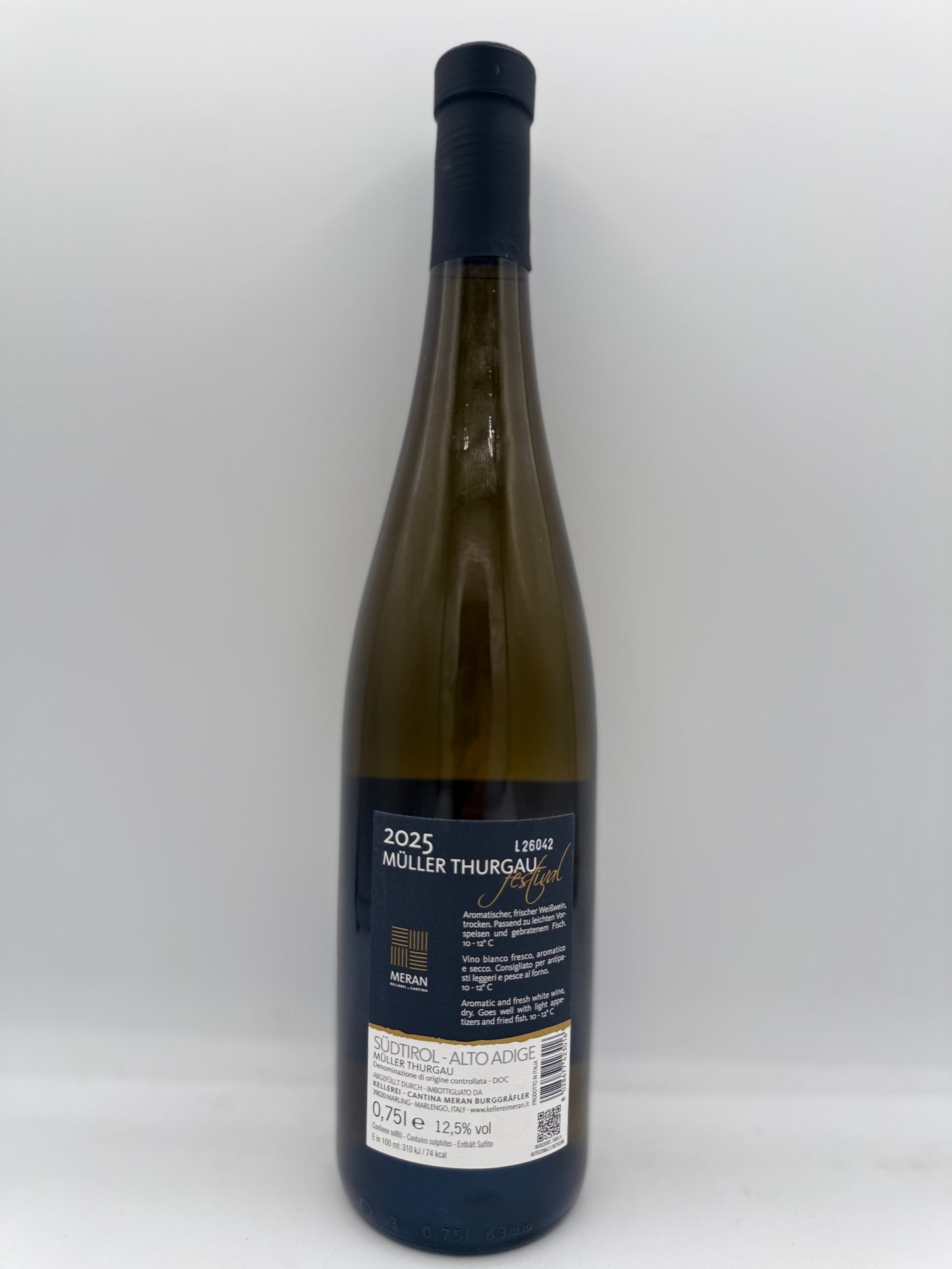 Muller Thurgau Alto Adige DOC Festival CANTINA MERANO [5+1 GRATIS]