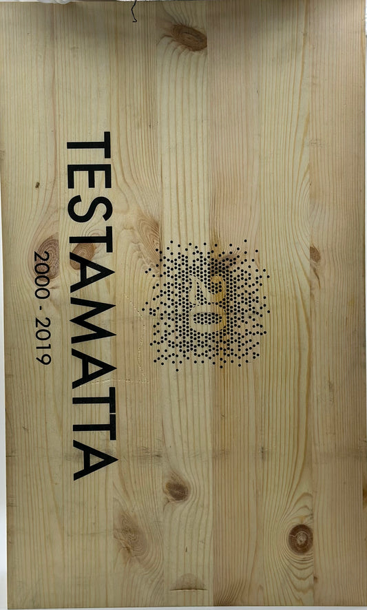 Testamatta 2019 Bibi Graetz 20th Anniversary IGT Toscana Rosso Con Cassa in Legno 6 bottiglie 75 Cl